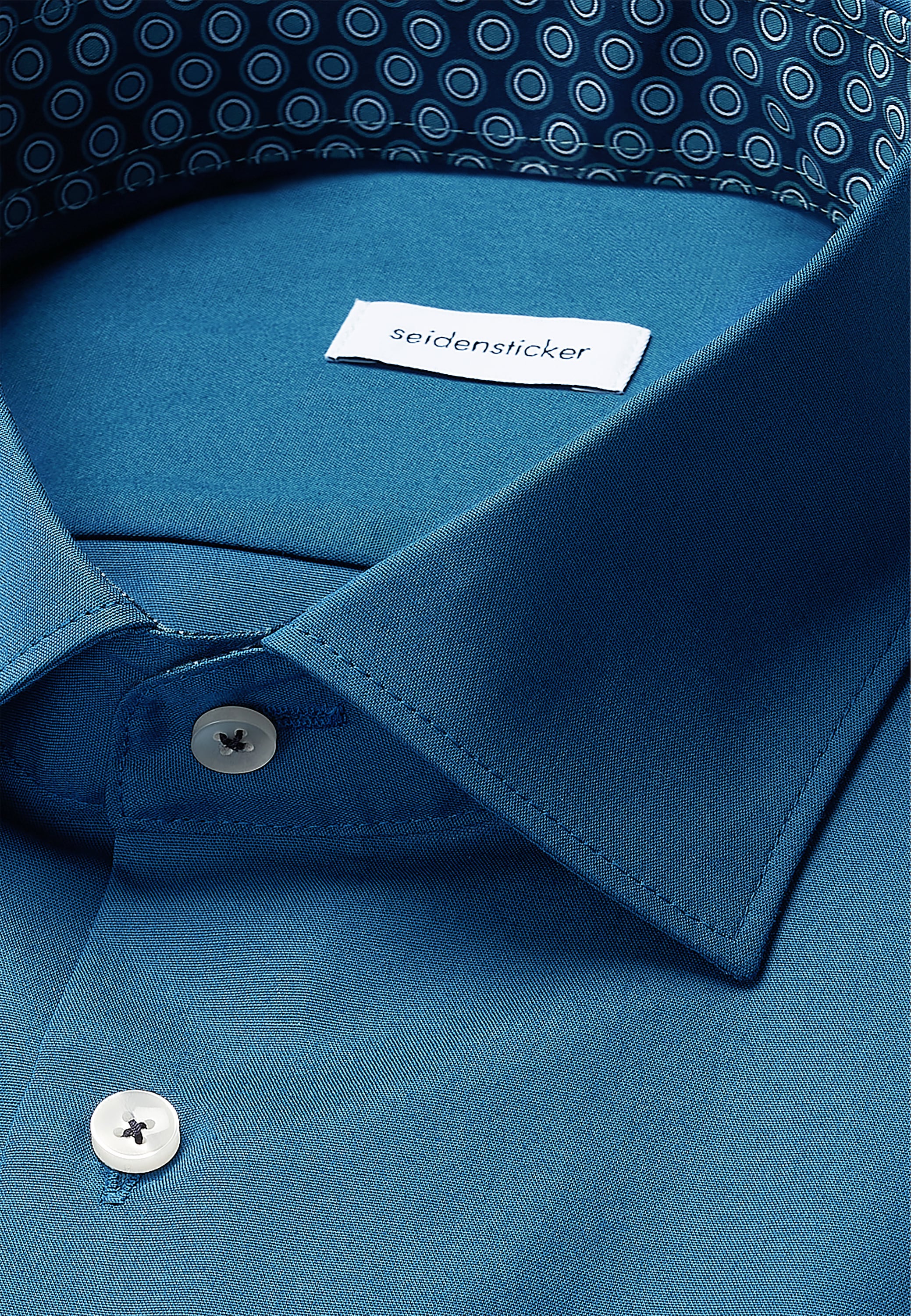 seidensticker Businesshemd »Schwarze Rose« Slim 1/1 Kentkragen Uni