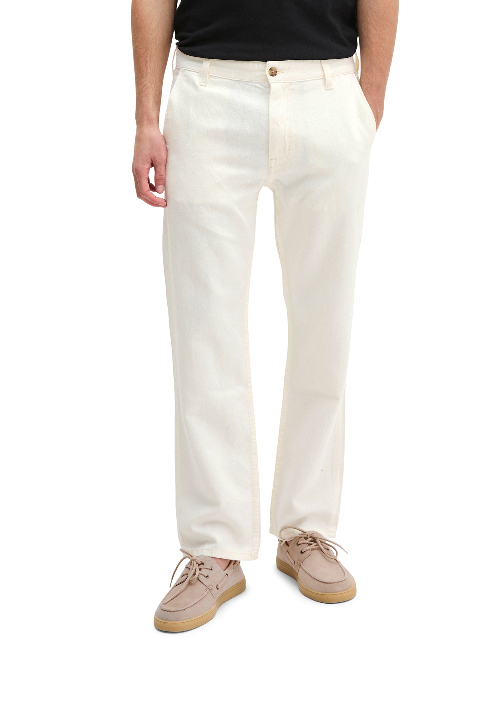 Marc OPolo Regular-fit-Jeans "aus Bio-Baumwolle und Leinen" günstig online kaufen