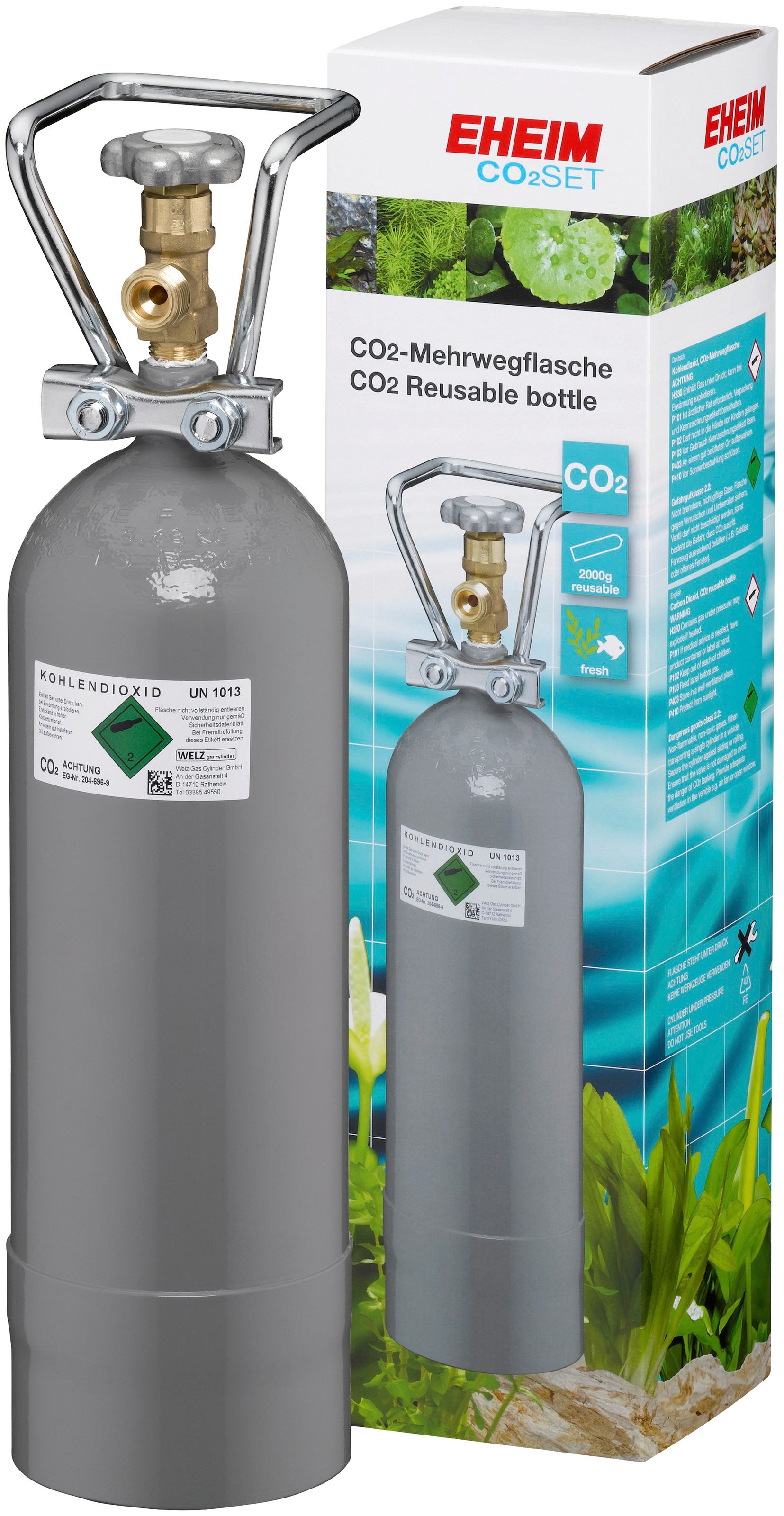 EHEIM CO₂-Zylinder, (1 St.), 2000g Mehrweg kaufen