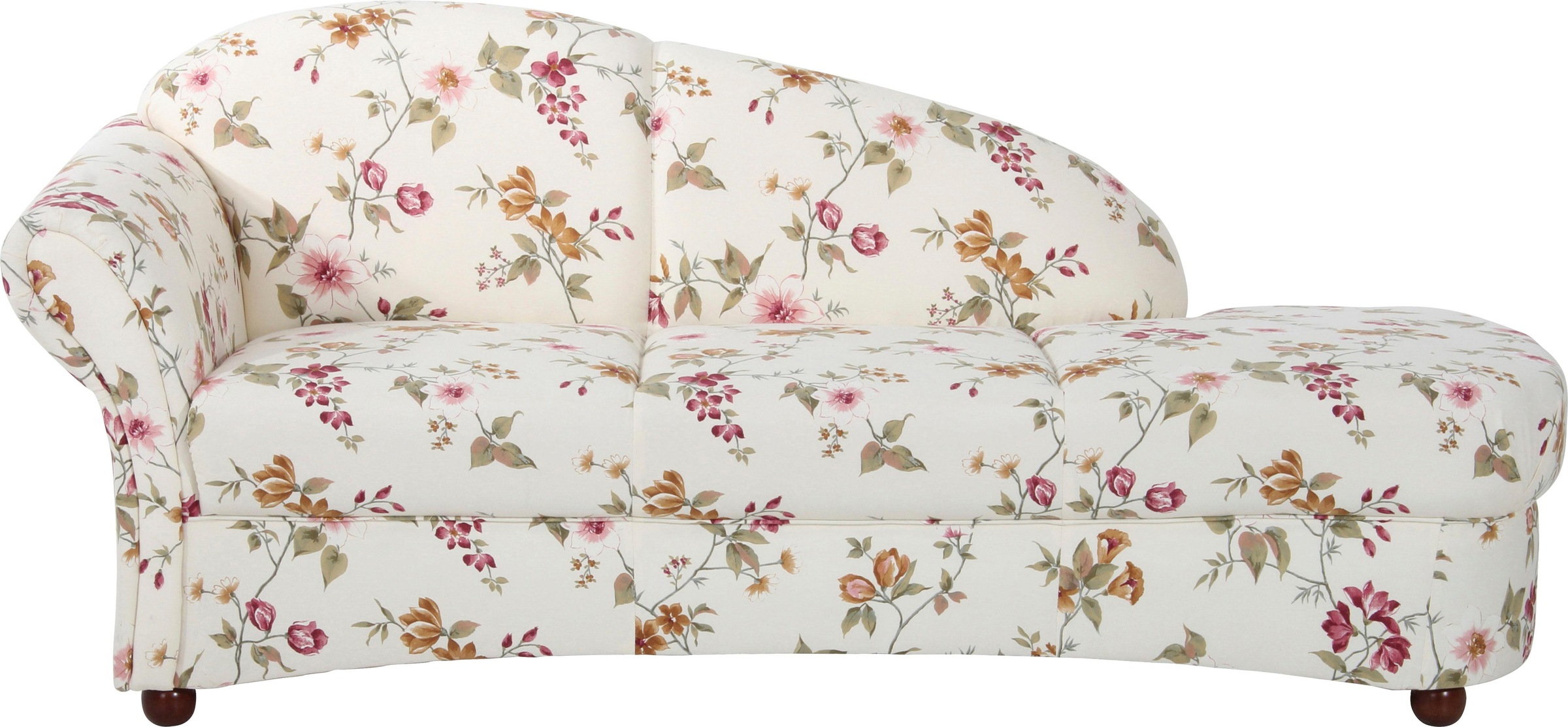 Max Winzer® Recamiere »floraler Bezug, klassisch elegant, guter Sitzkomfort, Solitärmöbel«, Armlehne wahlweise links oder rechts