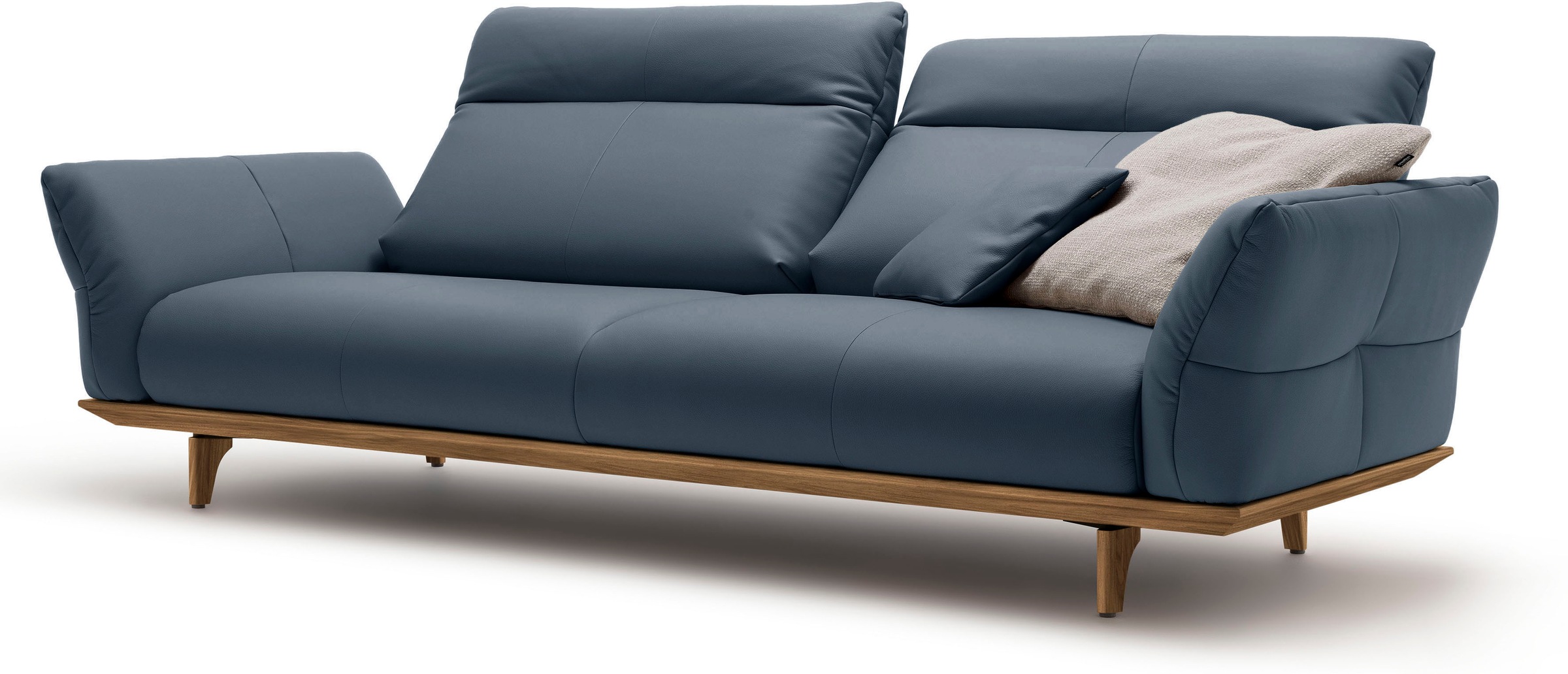 Thumbnail - Creation BY ROLF BENZ 3,5-Sitzer "CR.460", Sockel und Füße in Nussbaum, Breite 228 cm