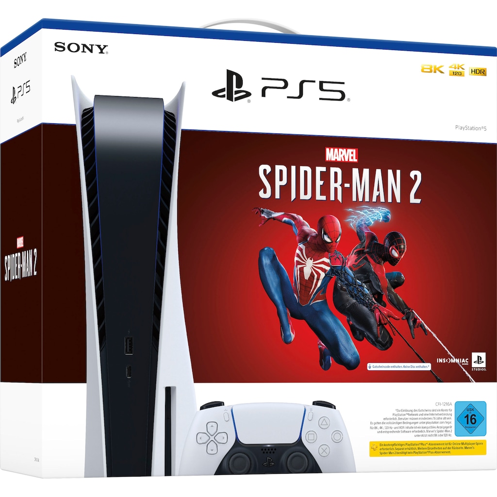 PlayStation 5 Konsolen-Set »Marvel's Spider Man 2 Bundle«