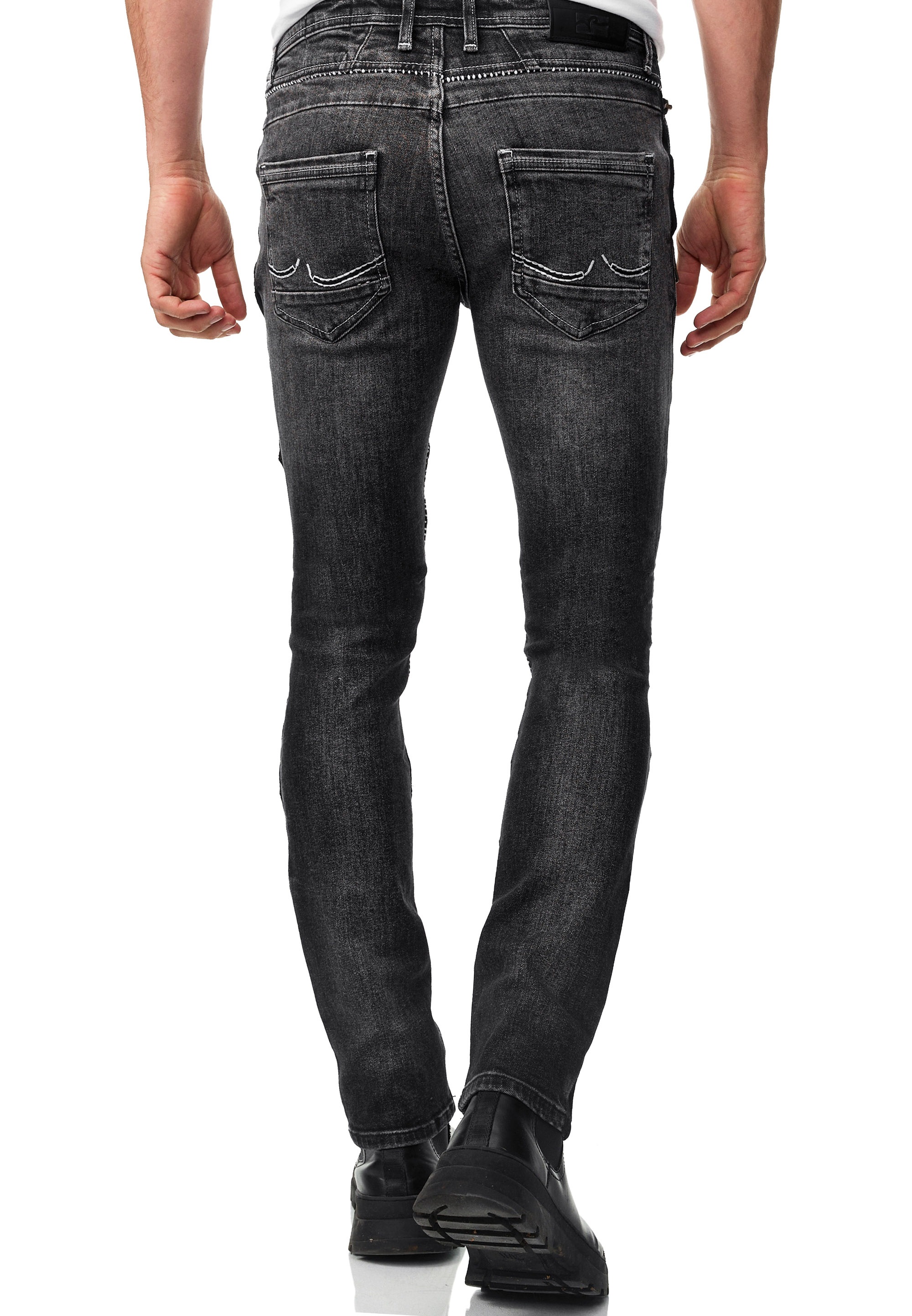 Rusty Neal Misato Slim-fit Jeans Dark Gray 31/32 3
