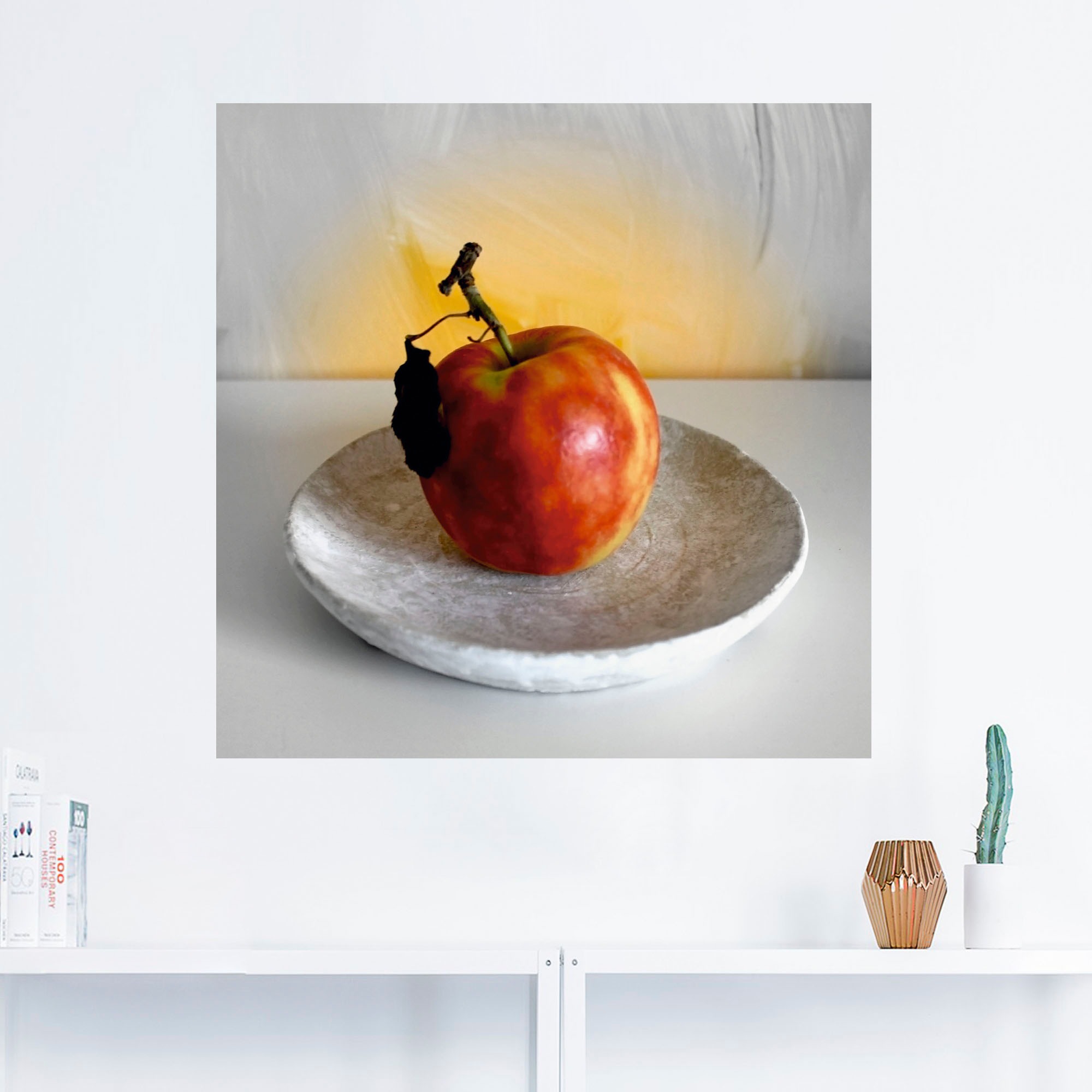 Artland Wandbild "Ein Apfel am Tag", Arrangements, (1 St.), als Alubild, Ou günstig online kaufen