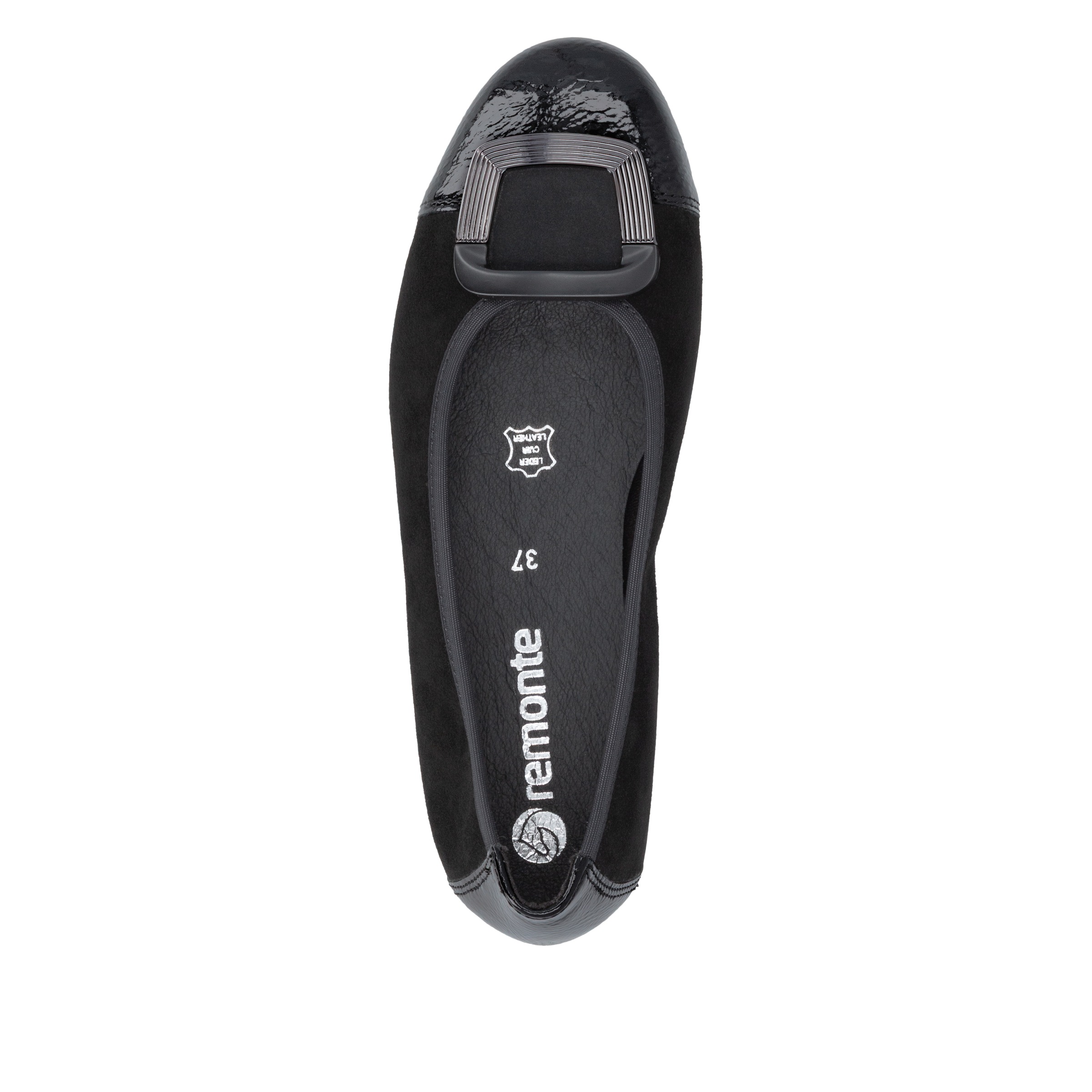 Remonte Ballerina  Ballerina, Businessschuh, Festtagsschuh mit Lackspitze