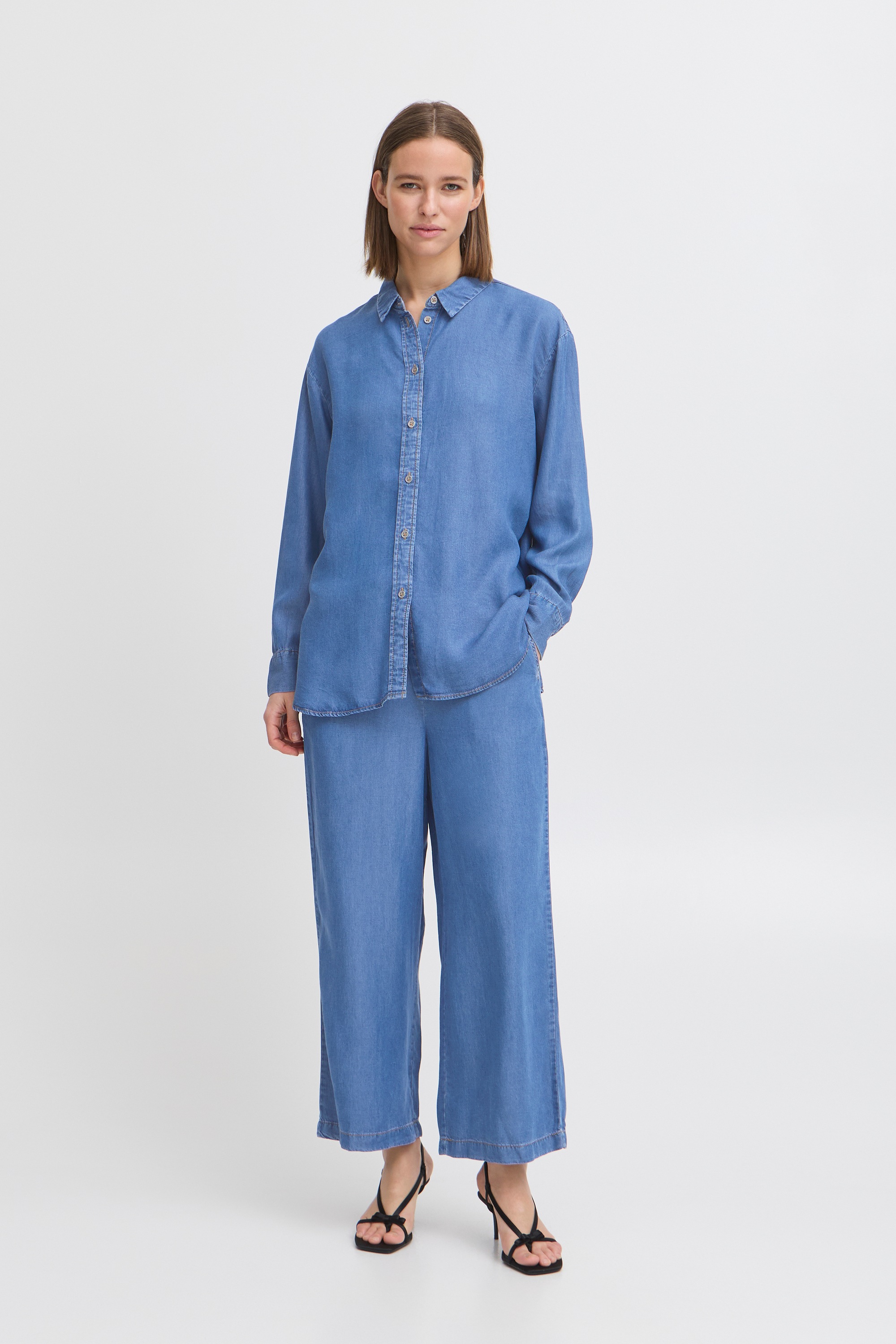 b.young Langarmhemd »Damen Langarm - Hemd BYKOSMO«