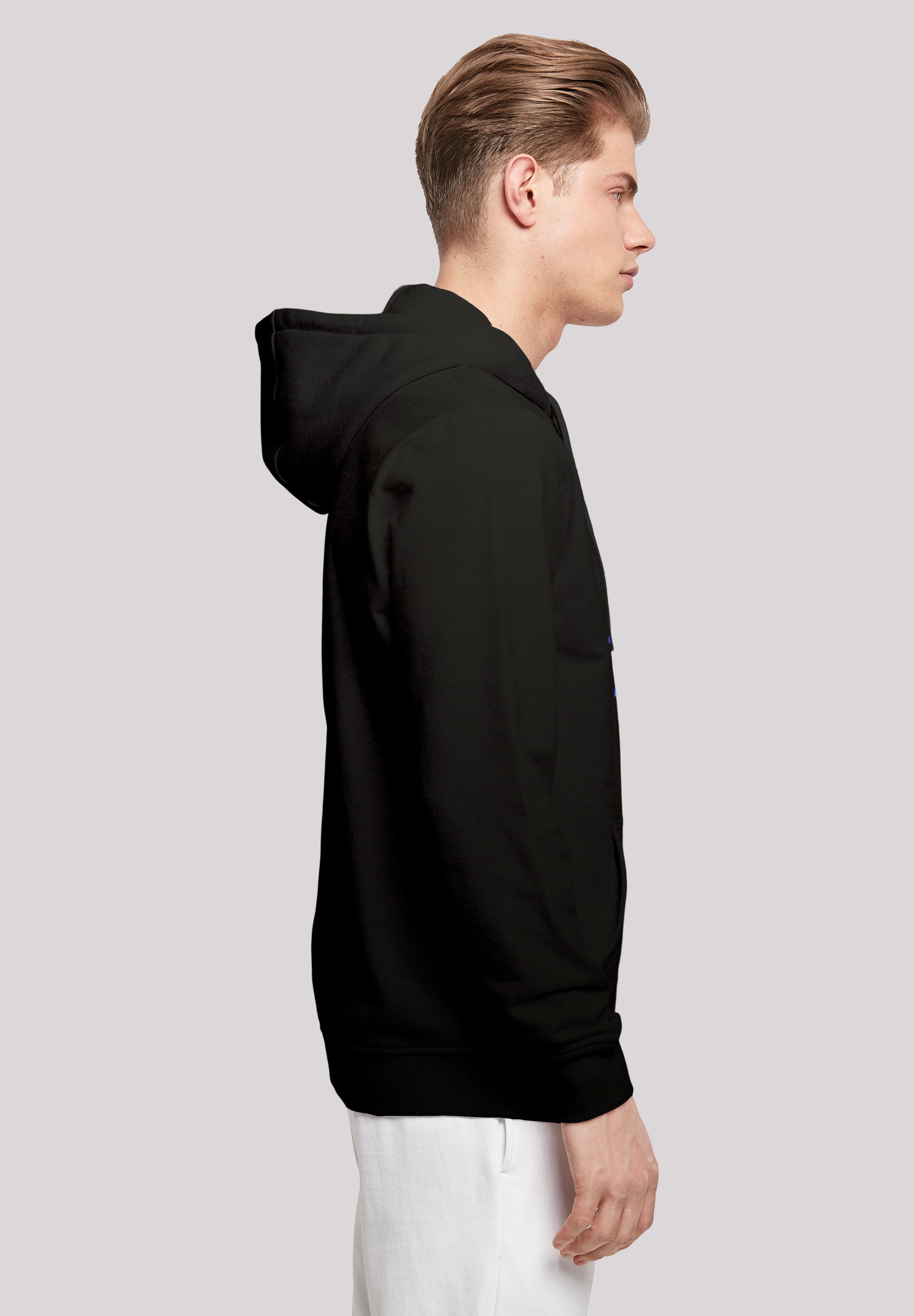 F4NT4STIC Kapuzenpullover »Retro Gaming Bruce Lee_Be Like Water«, Print