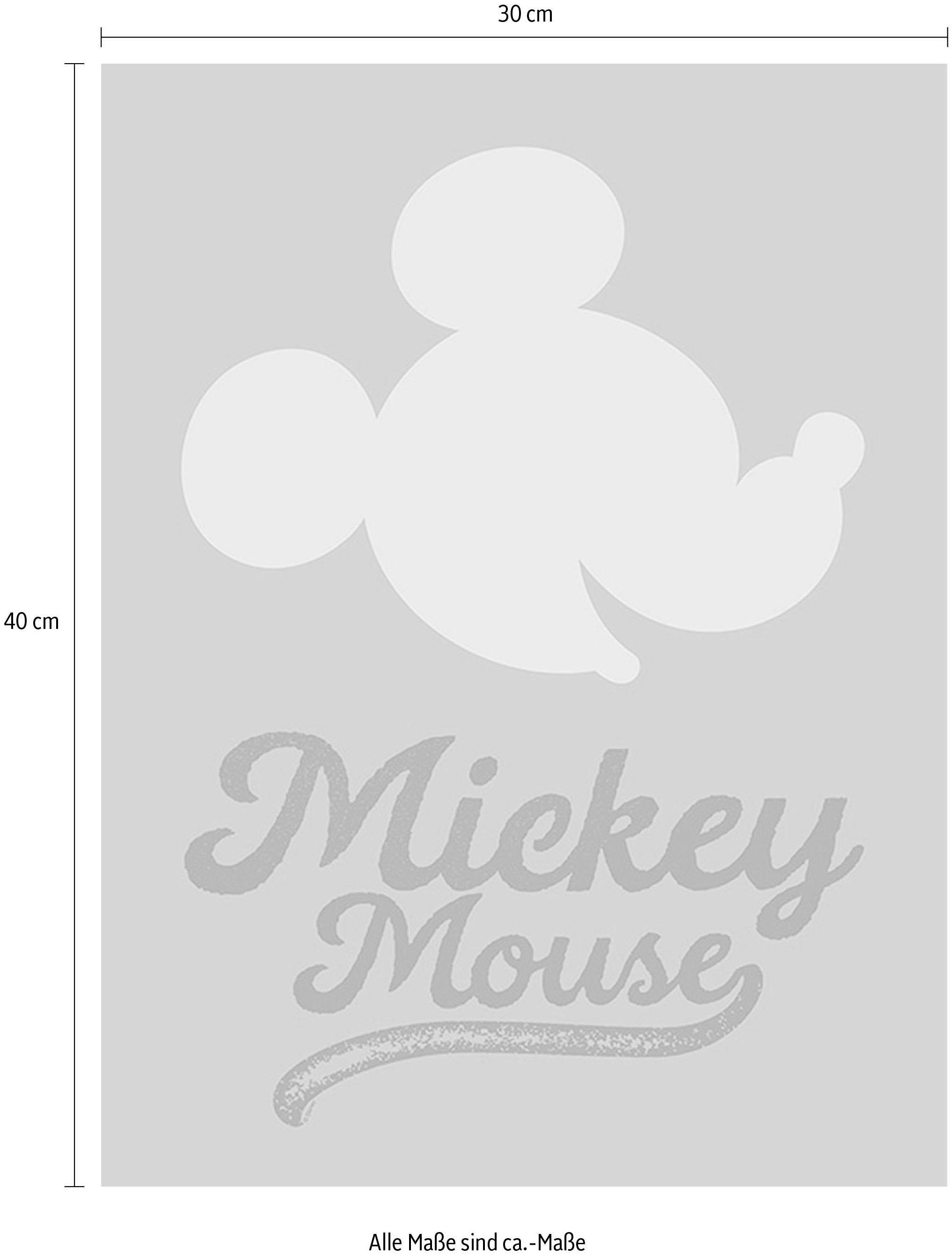 Komar Poster »Mickey Mouse Green Wohnzimmer Head«, | Schlafzimmer, St.), Kinderzimmer, BAUR (1 Disney