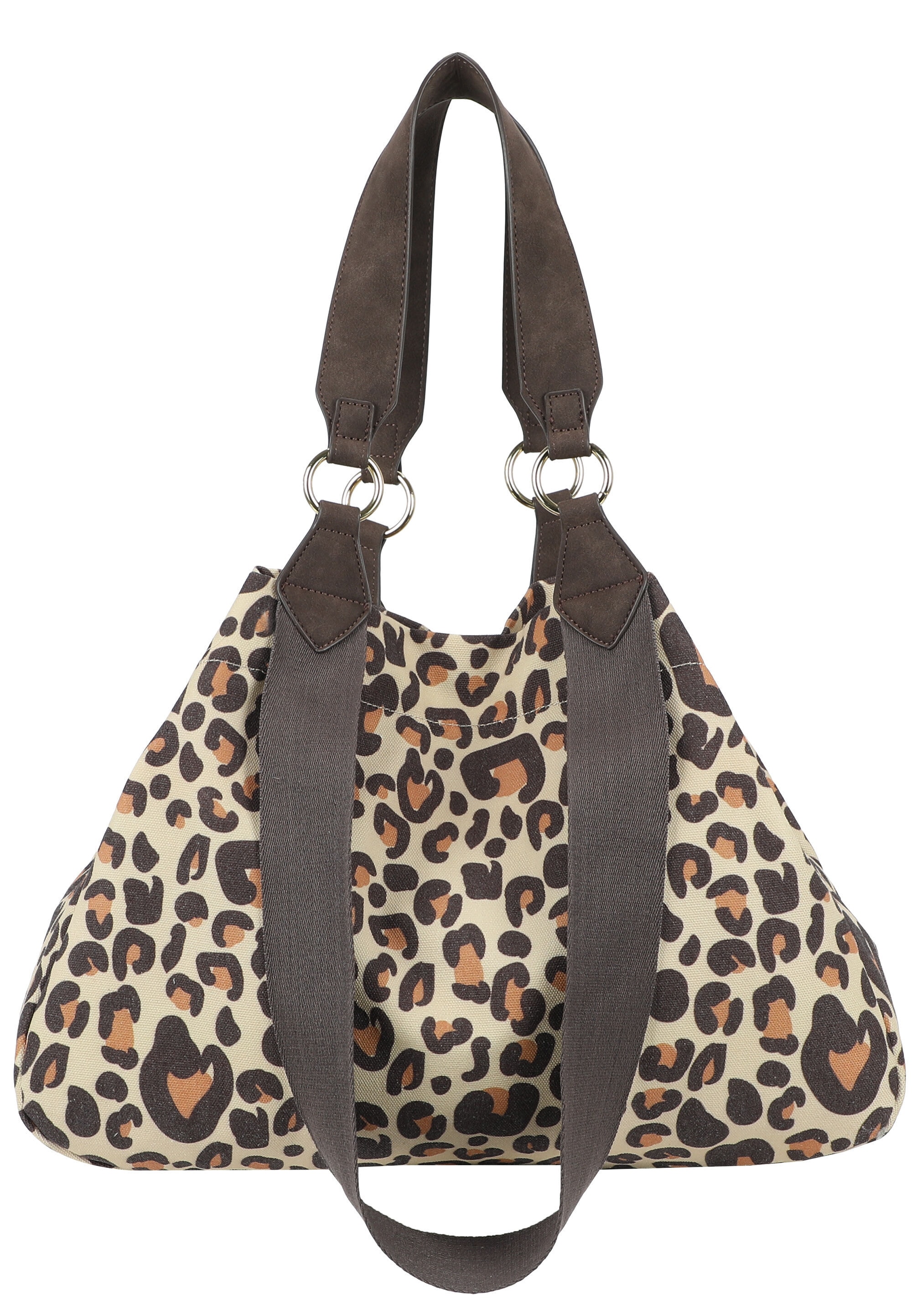 Fritzi aus Preußen Shopper »Izzy Medium Limited Leo Camel« mit Leomuster