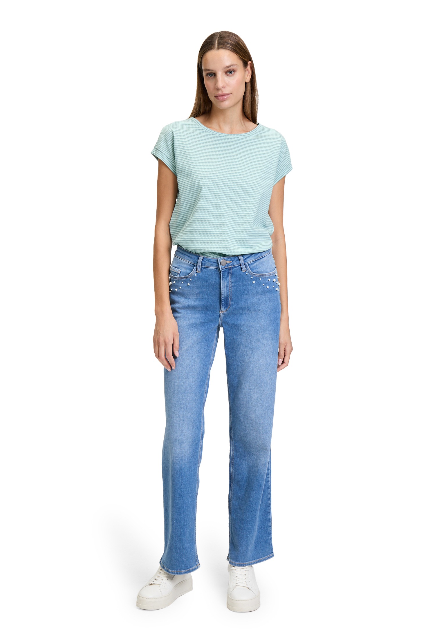 Betty&Co Kurzarmshirt »Betty & Co Casual-Shirt mit Gummizug«, (1 tlg.), Material