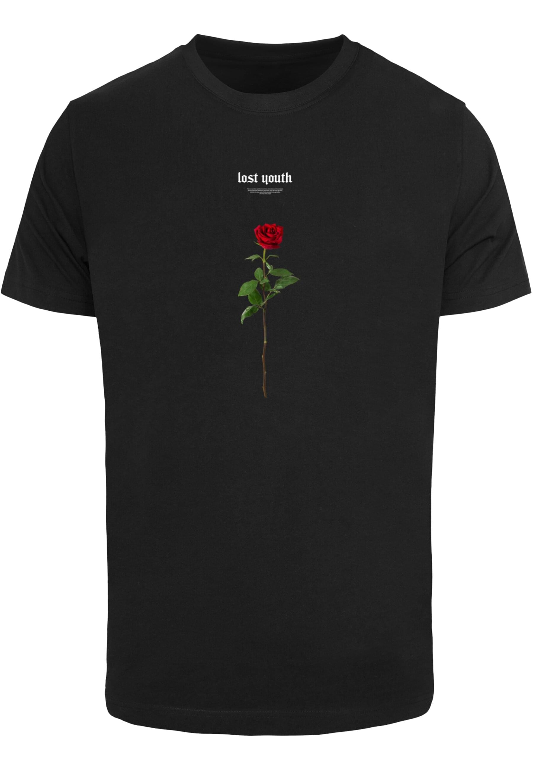 MisterTee Kurzarmshirt »MisterTee Herren Lost Youth Rose Tee«