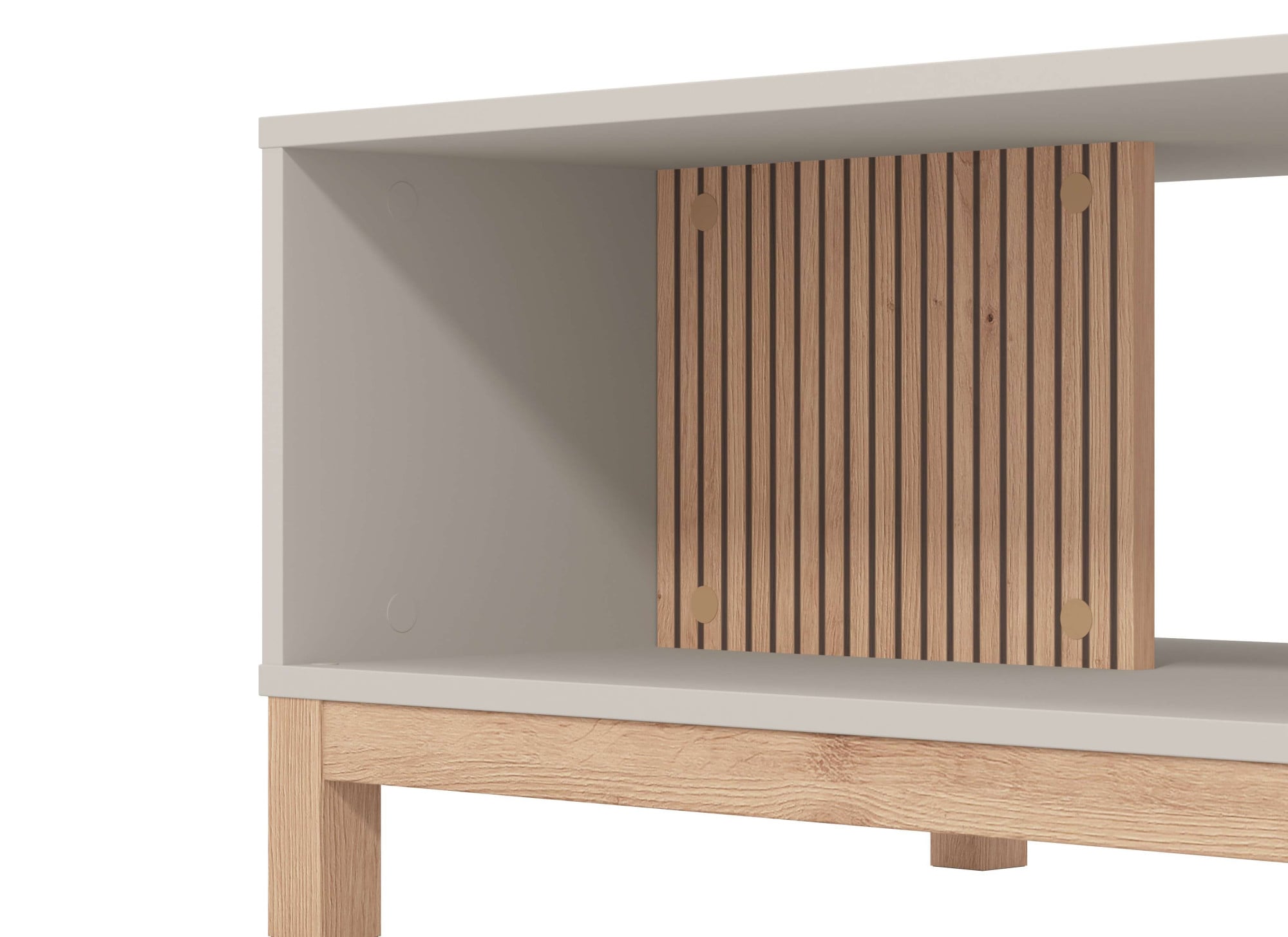 Home affaire Couchtisch »Essex, Wohnzimmertisch, Sofatisch, Beistelltisch, Kaffeetisch« Artisan Eiche & schwarze Streifen, MDF-Profil, ABS 1mm, modern