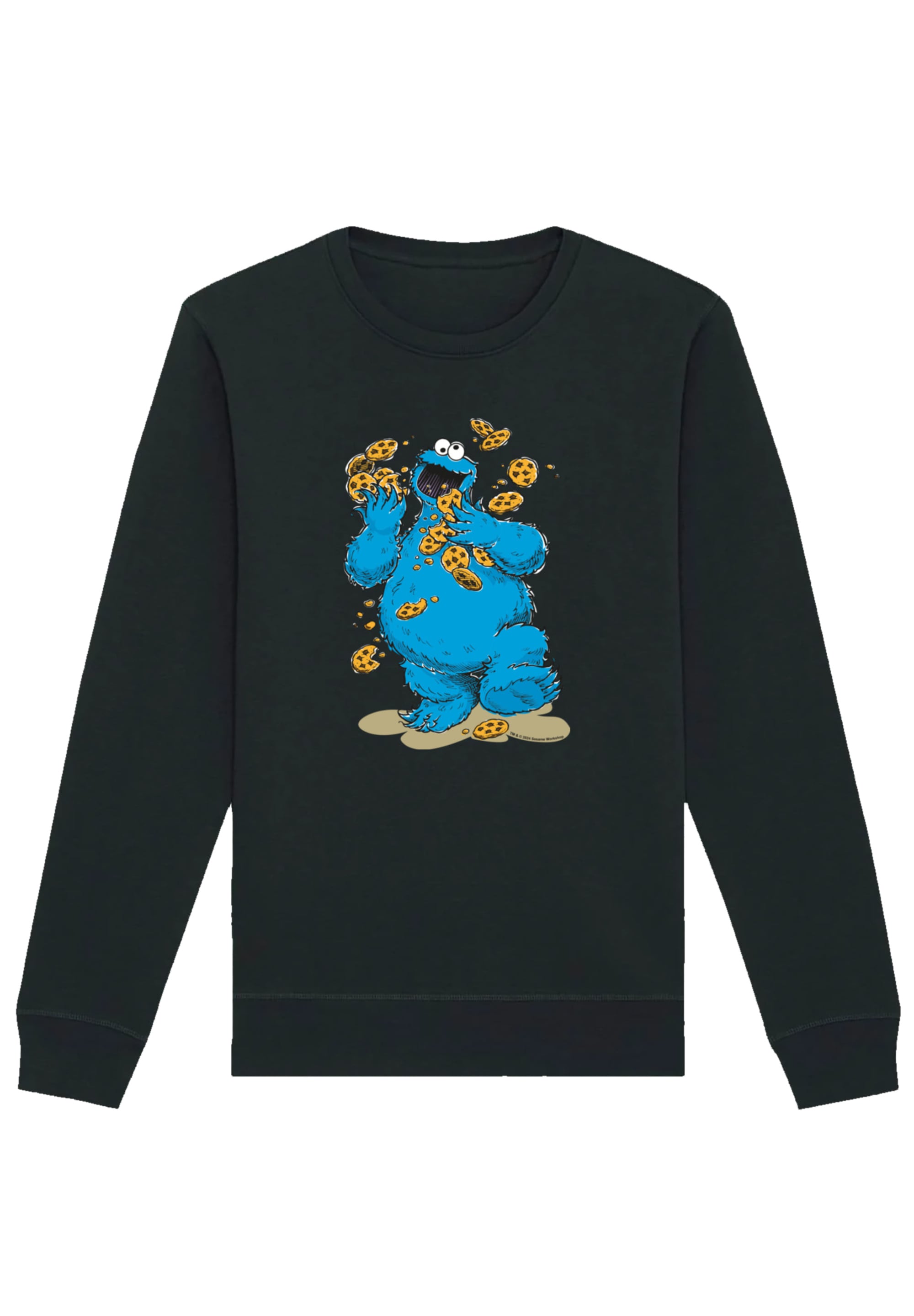 F4NT4STIC Sweatshirt "Sesamstraße Cookie Monster Cookies Everywere", Premiu günstig online kaufen