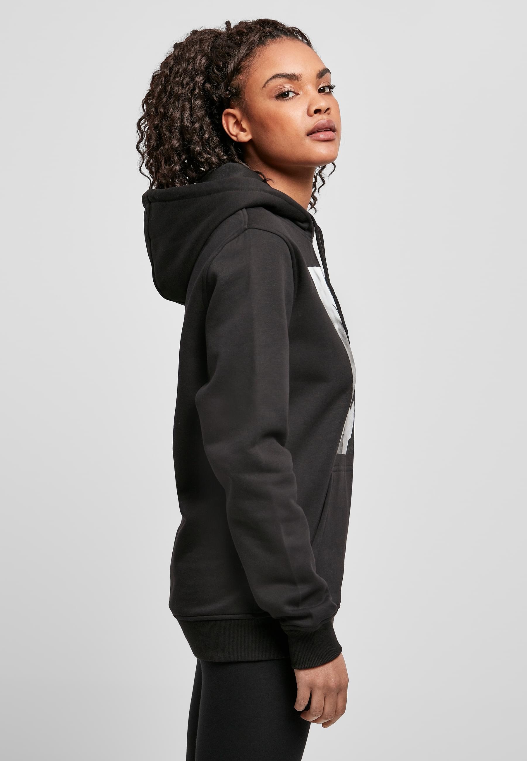 MisterTee Rundhalspullover »MisterTee Damen Ladies 2Pac F*ck The World Hoody«, (1 tlg.)