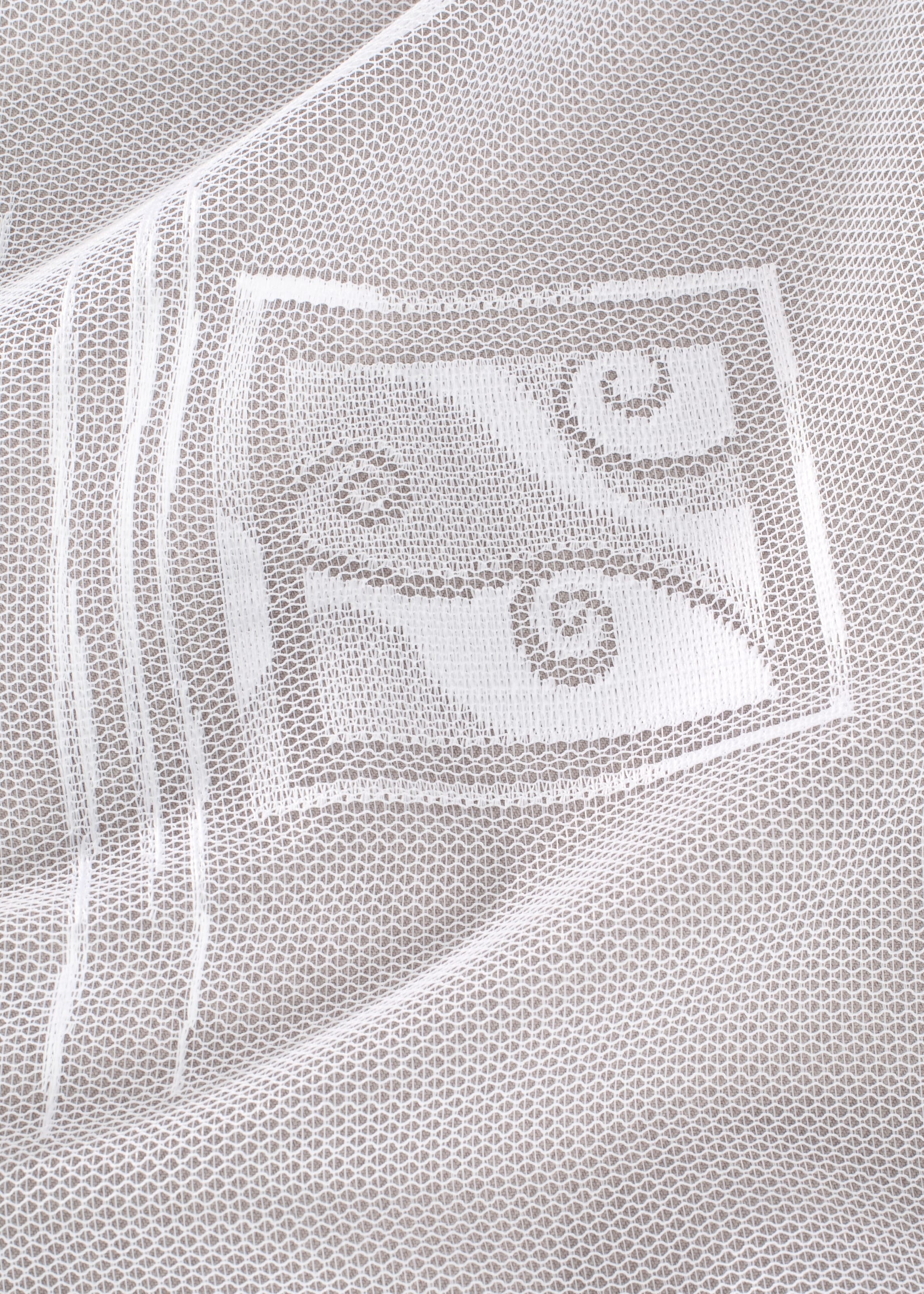 Weckbrodt Gardine »Alexa«, (1 St.), Jacquard, strukturiert,halbtransparent, Allover,Motiv, Bleiband, Store