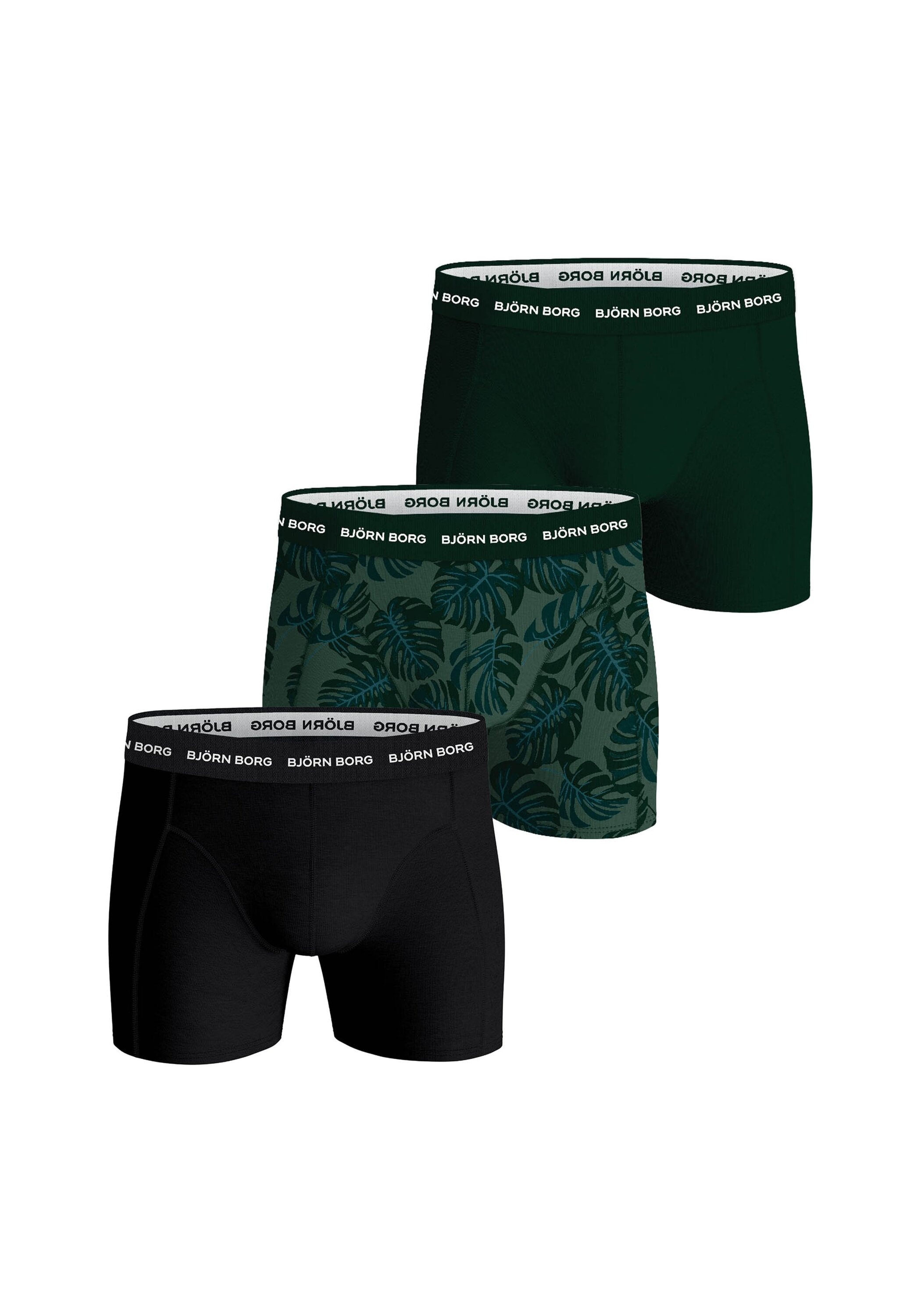 Björn Borg Boxershorts "Boxershort Cotton Stretch Boxer Trunks 3P 3er Pack"