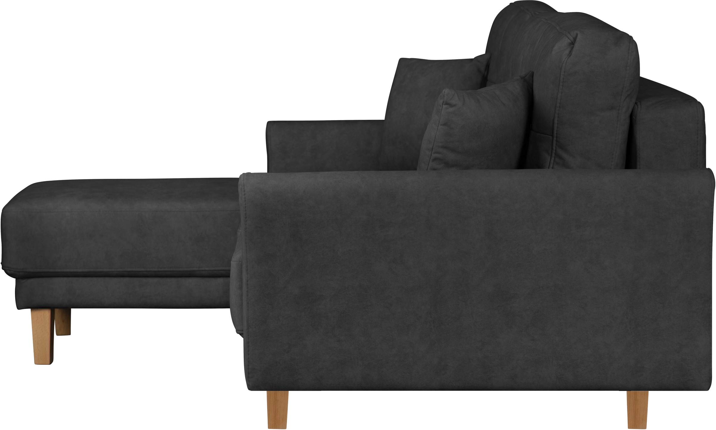 Home affaire Ecksofa »TRIPLO optionale Schlafsofa mit Bettkasten, Maße B/T/H: 234/164/89 cm«, L-Form wahlweise mit Bettfunktion - Liegefläche 132x210 cm