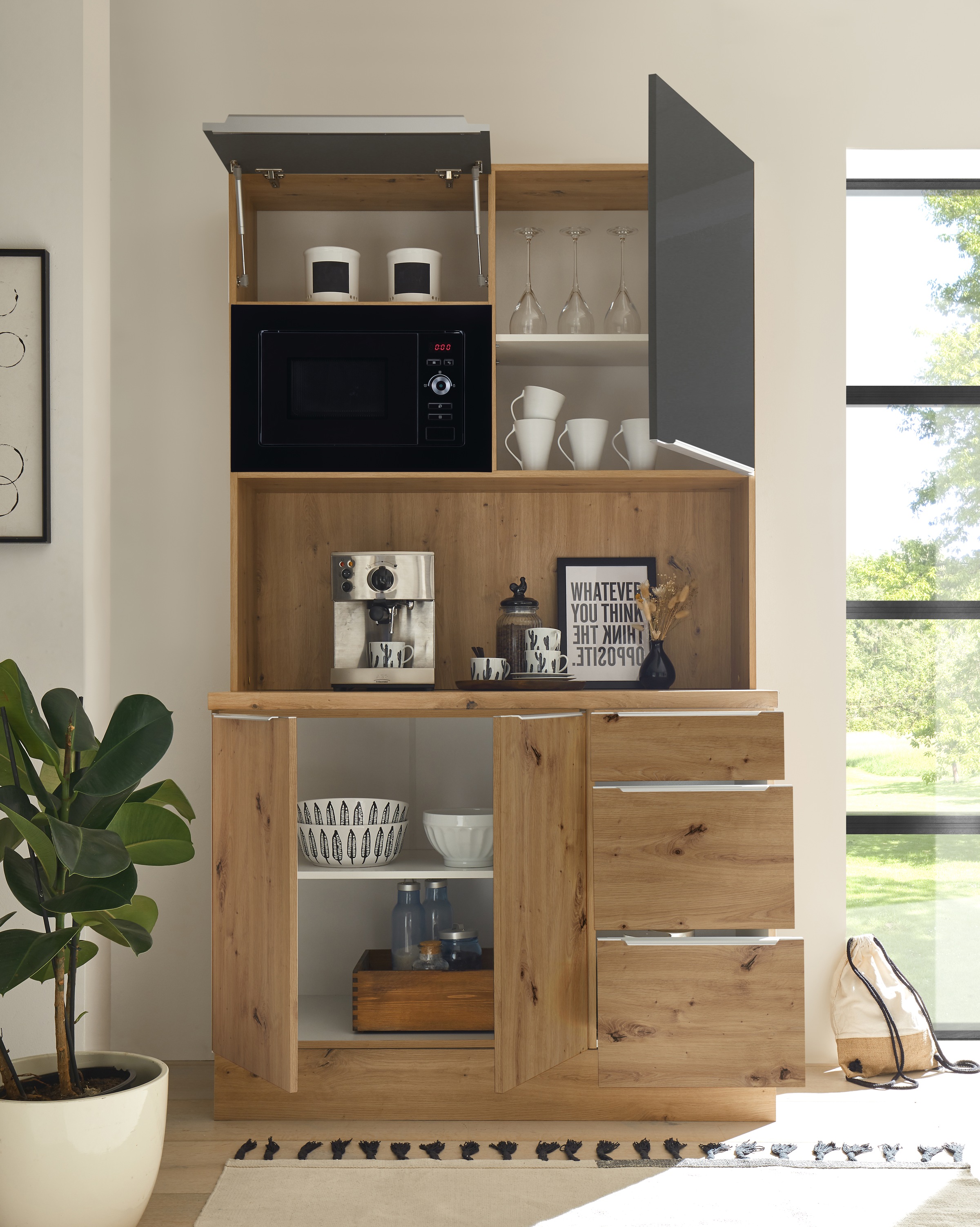 RESPEKTA Buffet »Safado aus der Serie Marleen«, Breite 120 cm, mit Soft-Close