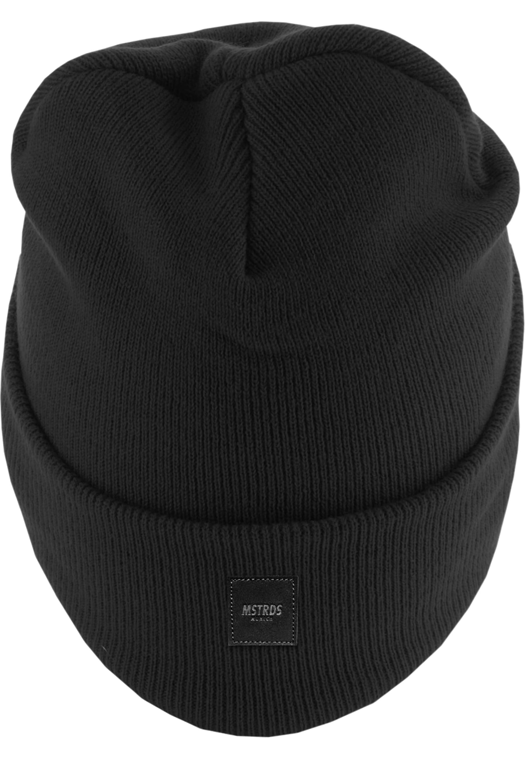 MSTRDS Beanie "MSTRDS Accessoires Letter Cuff Knit Beanie" 1 Stk.
