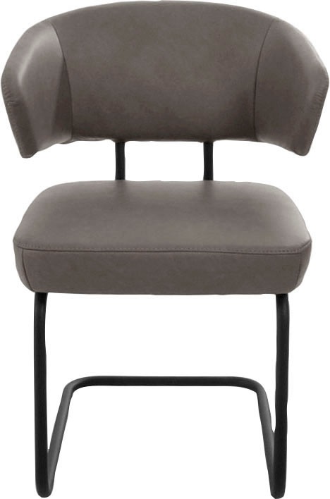 K+W Komfort & Wohnen Freischwinger "Mikkado Tube" () 1 Stk.abgerundeter Rüc günstig online kaufen