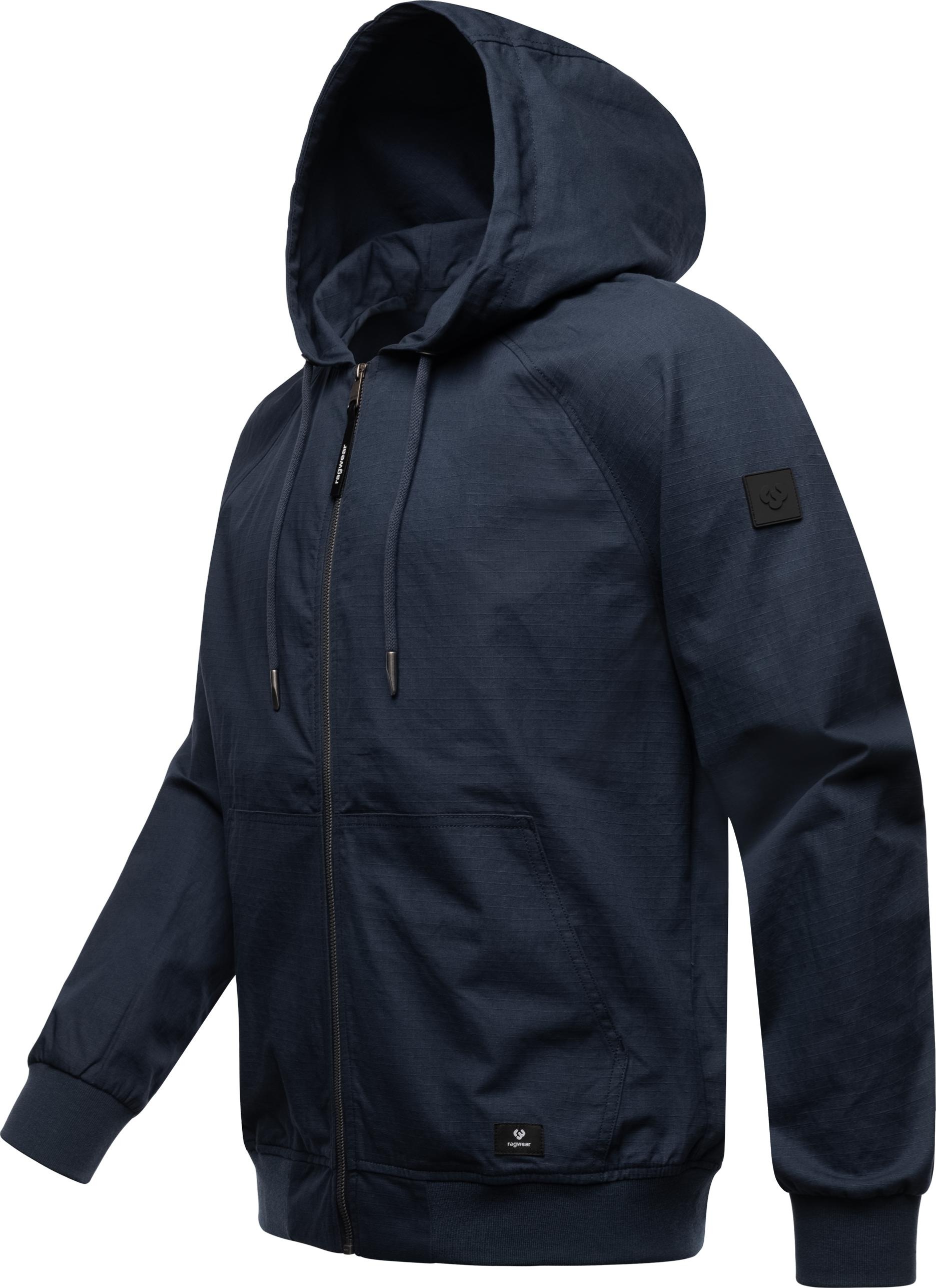 Ragwear Outdoorjacke »Garoo«, mit Kapuze, Stylische Herren Übergangsjacke aus Ripstop-Material