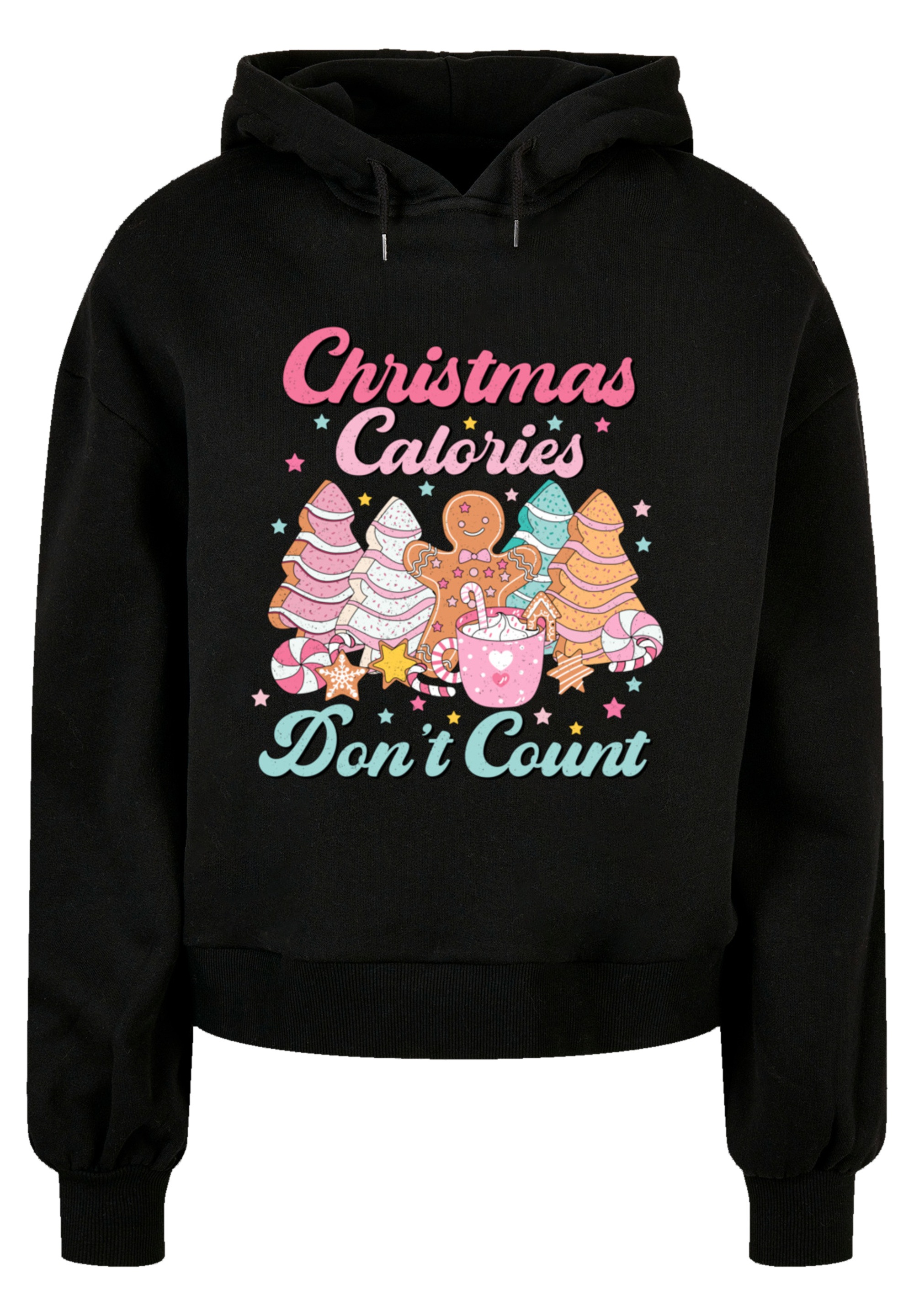 F4NT4STIC Kapuzenpullover »Weihnachten Calories Dont Count Candy«, Premium Qualität, Christmas Collection