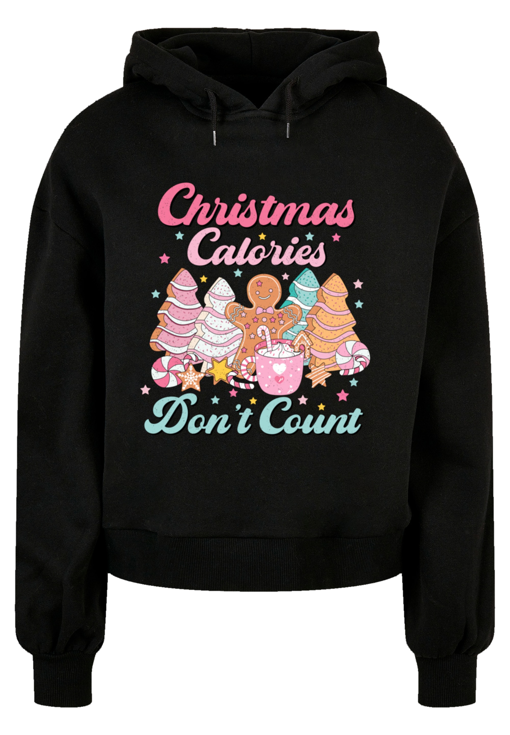 F4NT4STIC Kapuzenpullover "Weihnachten Calories Dont Count Candy", Premium günstig online kaufen