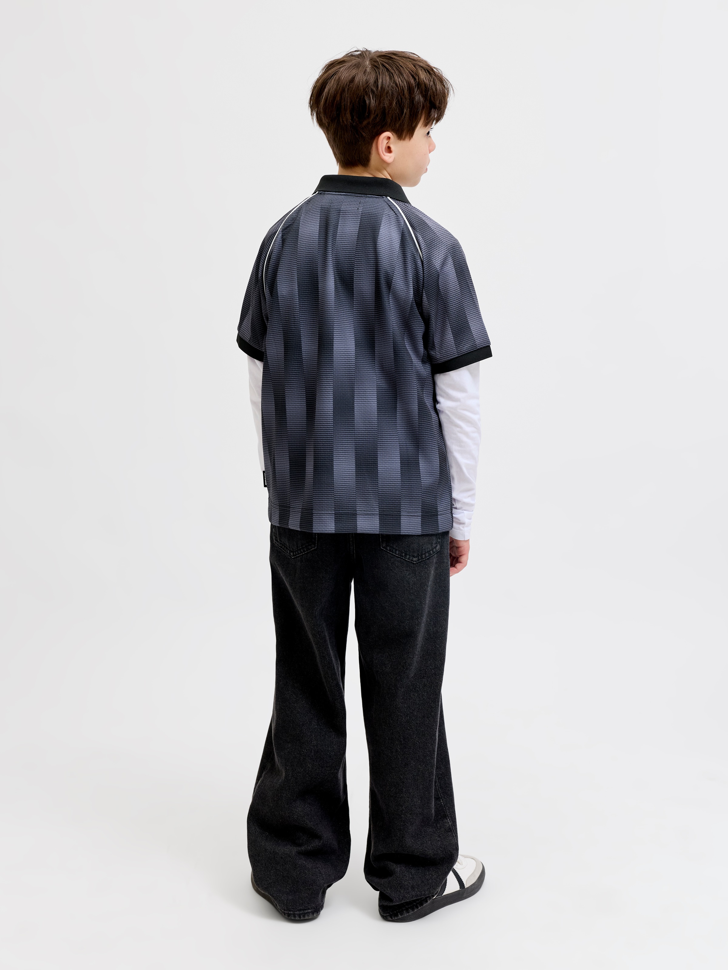 Jack & Jones Junior T-Shirt »JCOBREEZE FOOTBALL AOP MESH TEE SS JNR«