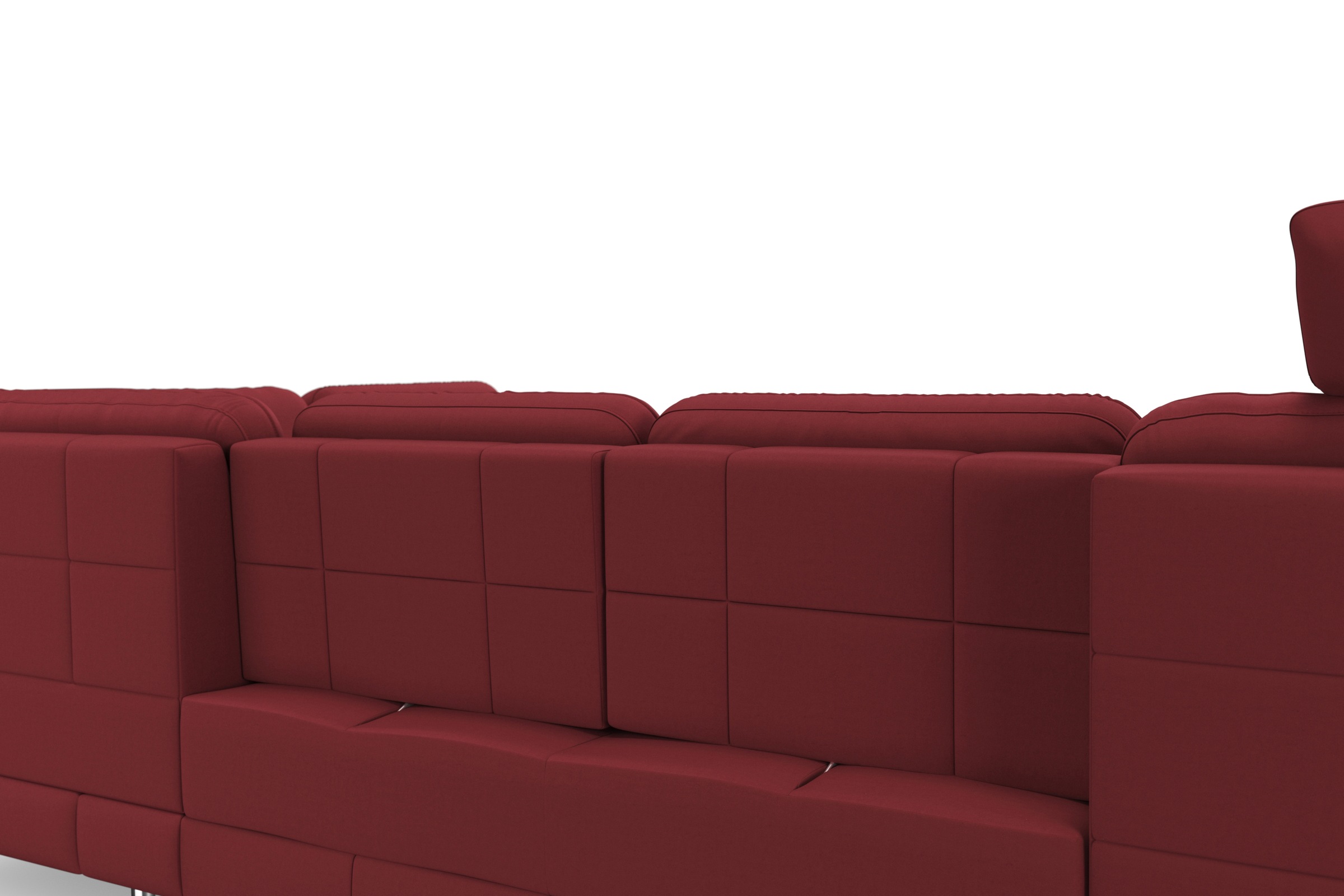 sit&more Wohnlandschaft »Bendigo U-Form«, inklusive Sitztiefenverstellung, Bodenfreiheit 12 cm, in 2 Fußfarben