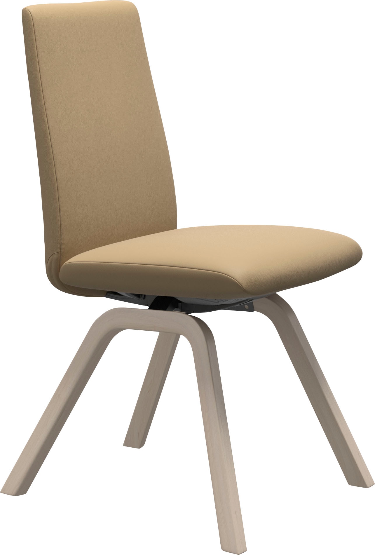 Stressless Polsterstuhl "Laurel" () Low Back, Größe M, mit schräggestellten Beinen in Eiche gekalkt