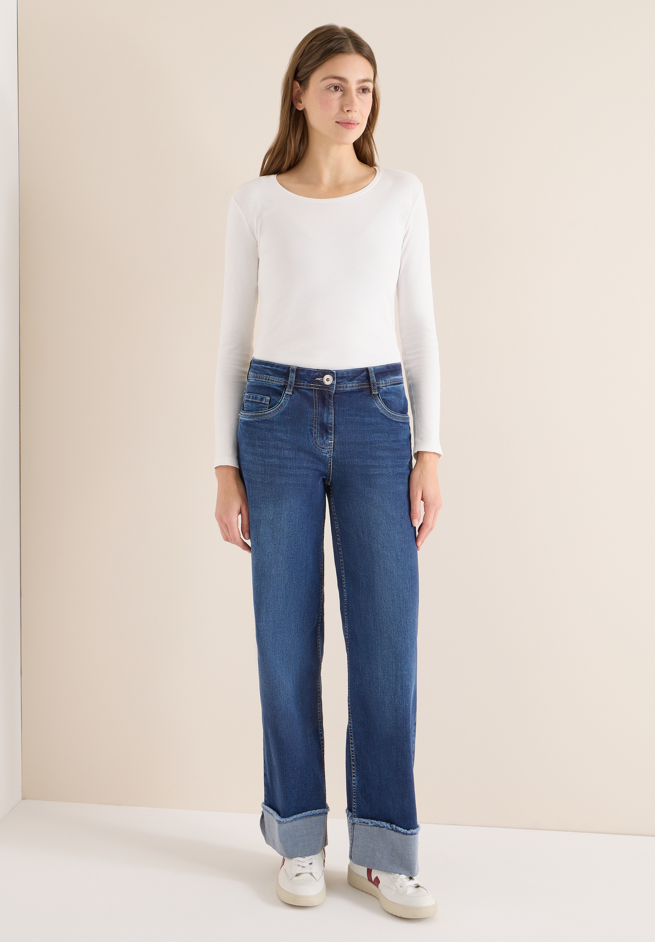 Cecil Neele Women's Denim Jeans Mid Blue 30/32 3