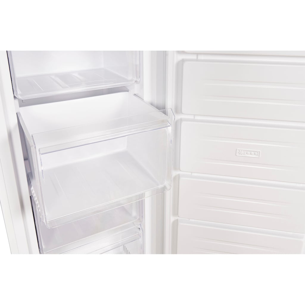 exquisit Gefrierschrank »GS271-NF-H-040D weiss«, 170,5 cm hoch, 54 cm breit