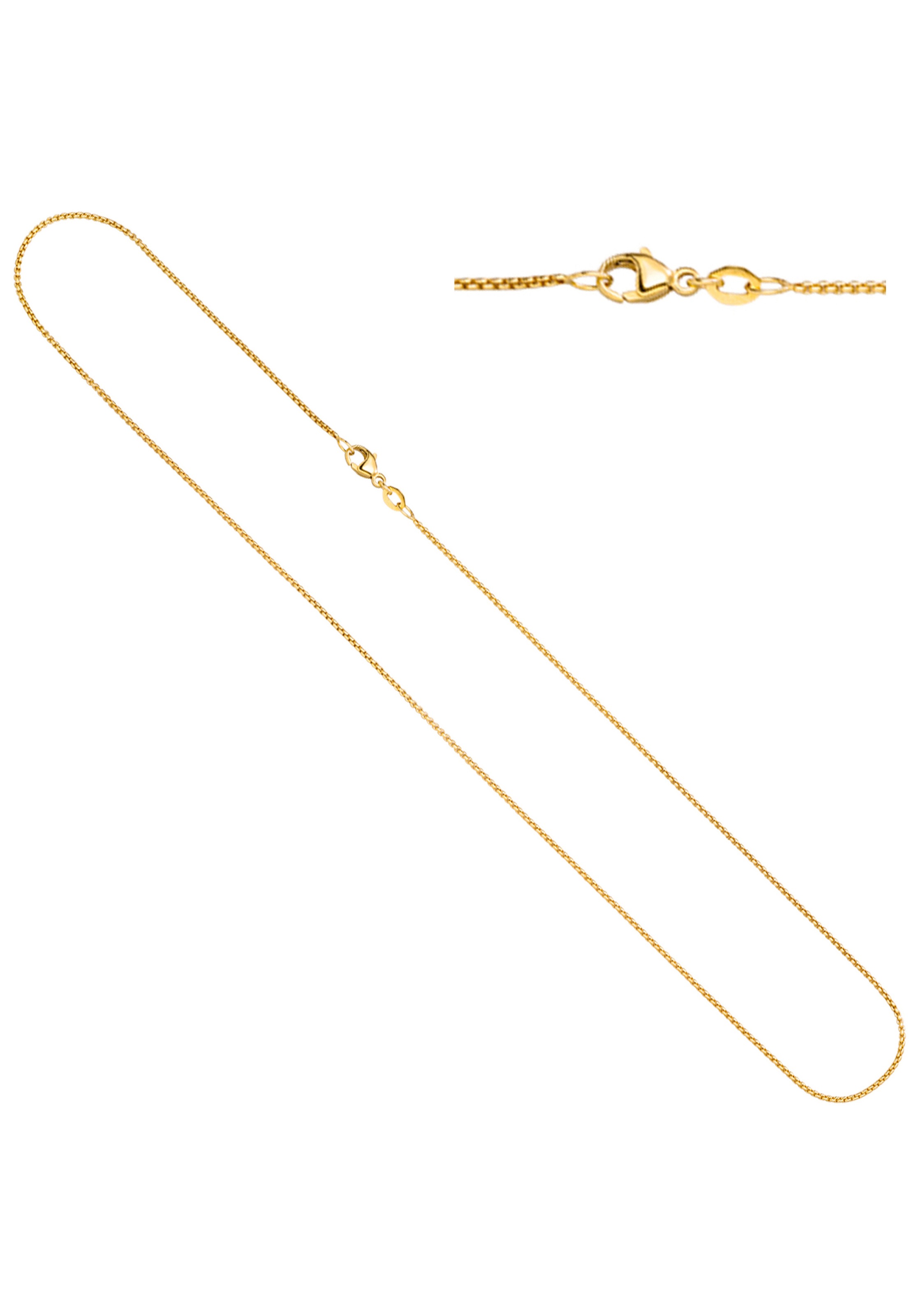 JOBO Kette ohne Anhänger »Rund-Venezianerkette«, 750 Gold 1,2 mm 45 cm