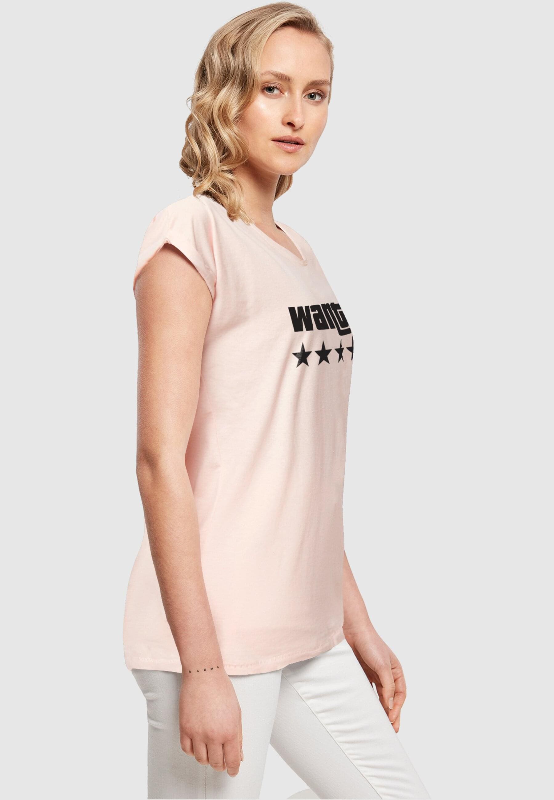 Merchcode T-Shirt »Damen Wanted tlg.) Shoulder BAUR Tee«, online Laides Extended kaufen | (1