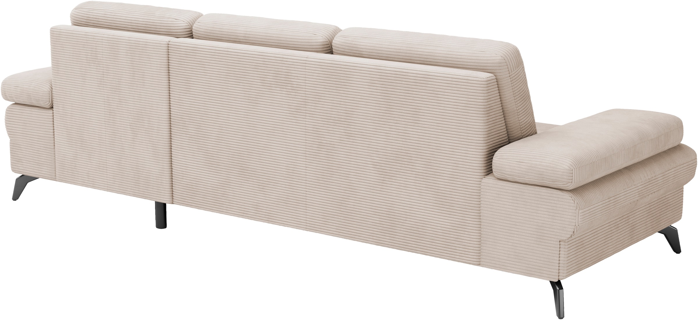 sit&more Ecksofa »Morris Jubi, L-Form«, inkl. Armteilfunktion und 1 Zierkissen, wahlweise mit Bettfunktion