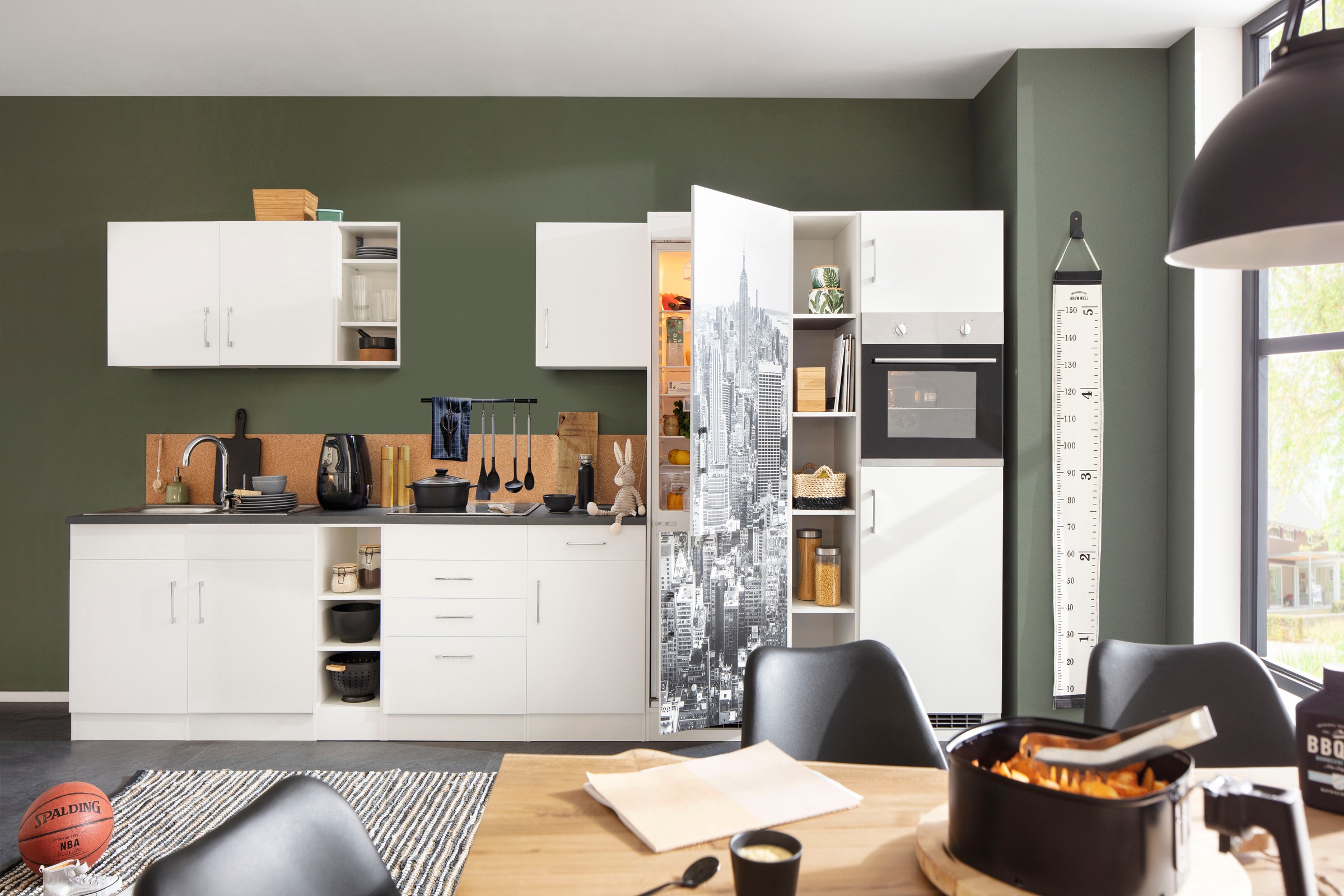 KOCHSTATION Küchenzeile "KS-Paris – Küchen mit einzigartigen Fotomotiven au günstig online kaufen