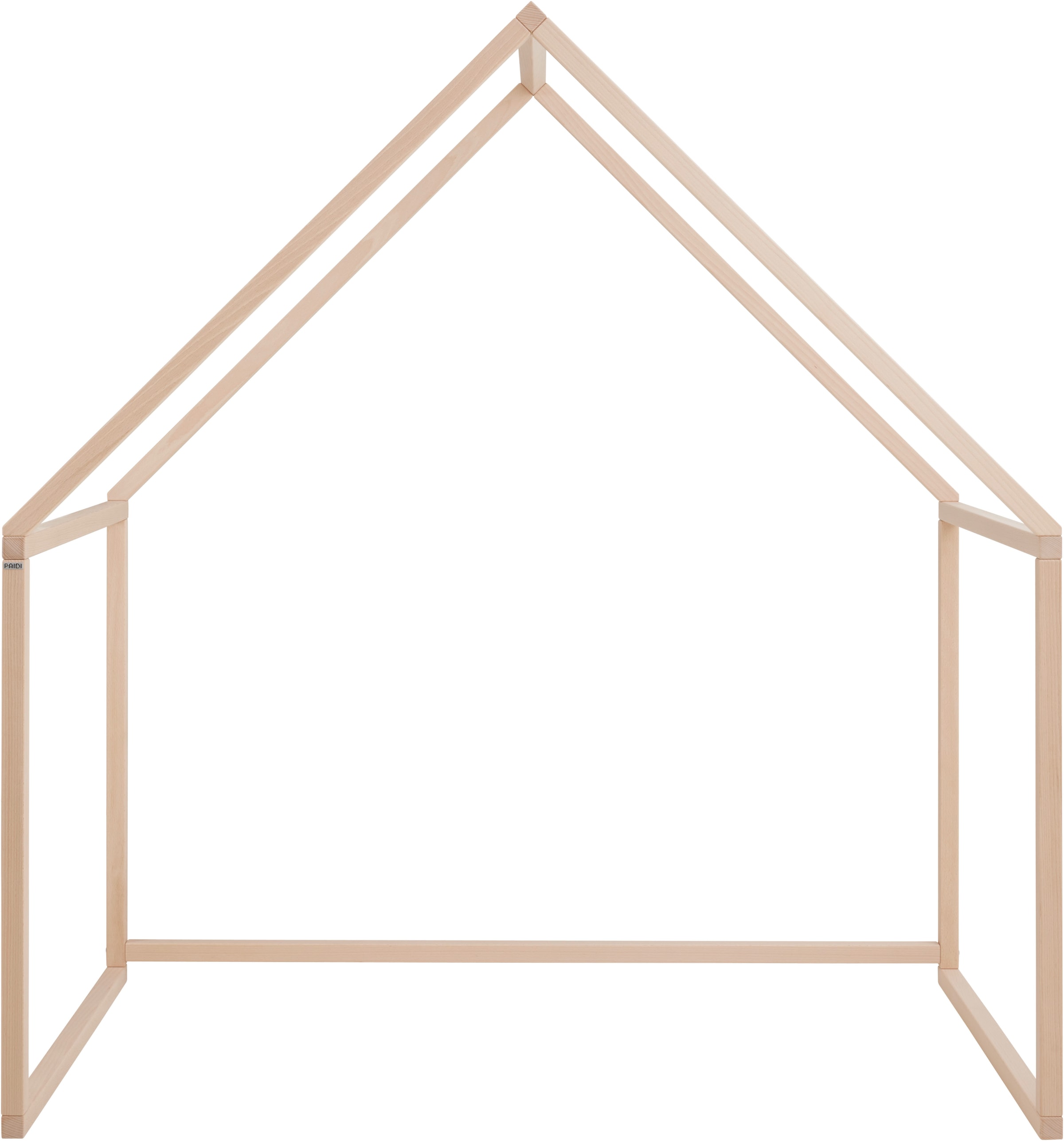 PAIDI Hausbett »Little House aus Buche Massivholz, pflegeleicht, langlebig« B/H/T ca. 158/170/97cm,  Vielseitig nutzbar - Spielhaus, Leseecke, Kaufladen