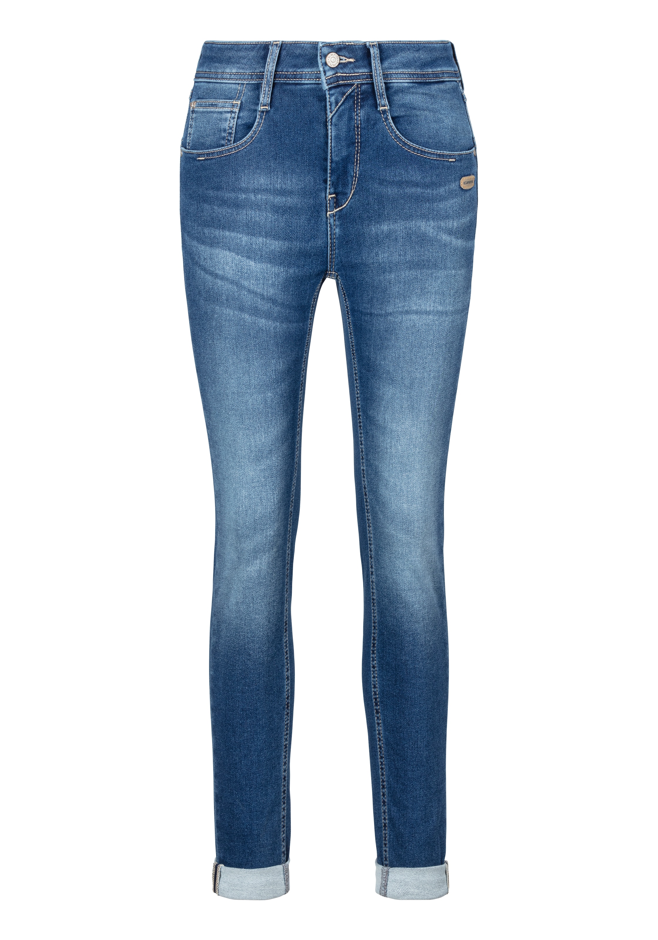 GANG Relax-fit-Jeans "AMELIE", mit Used-Effekten