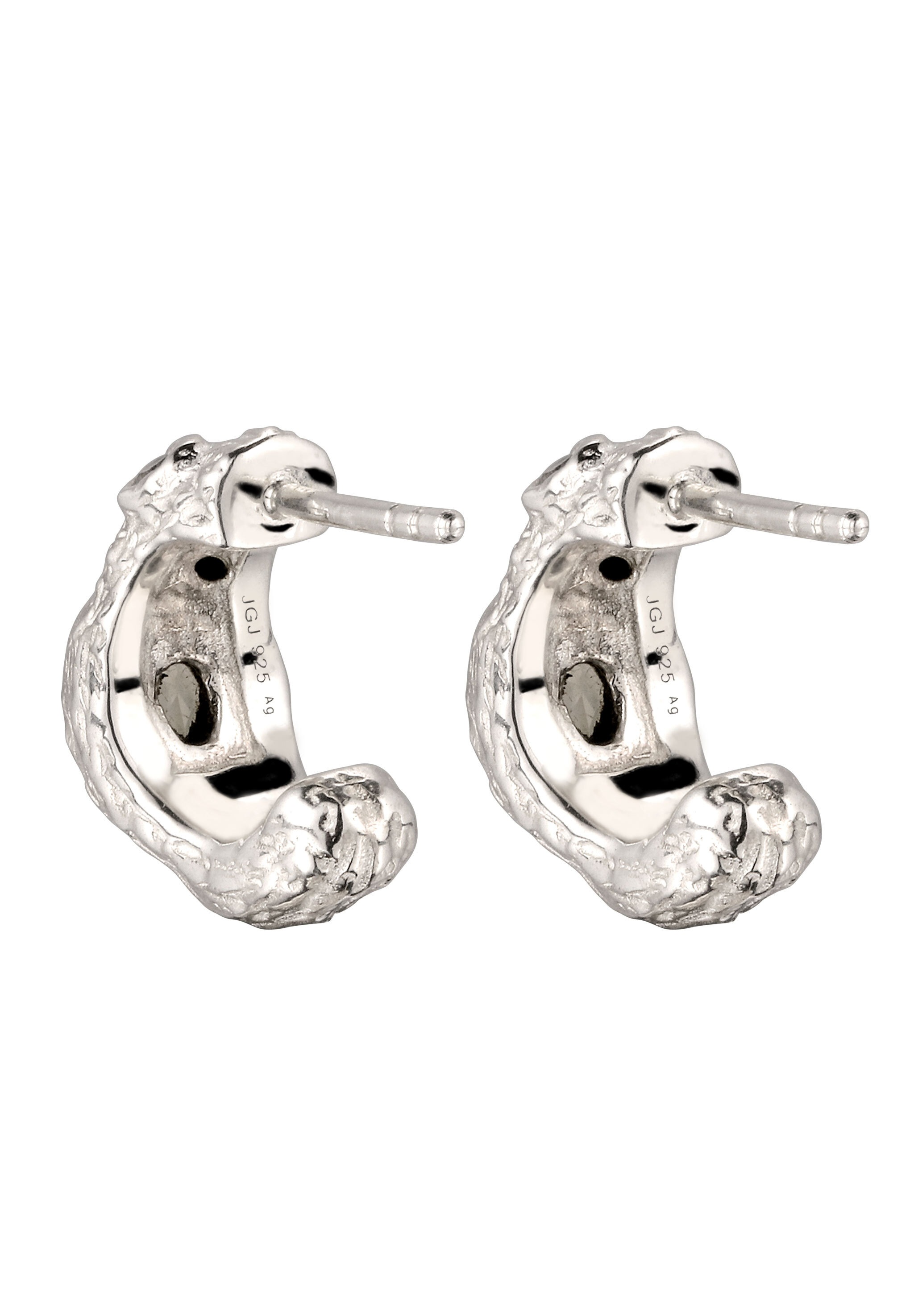 Elli Paar Ohrstecker »Ohrringe Synthetischer Smaragd Grün Citrine Gelb 925 Sterling Silber«