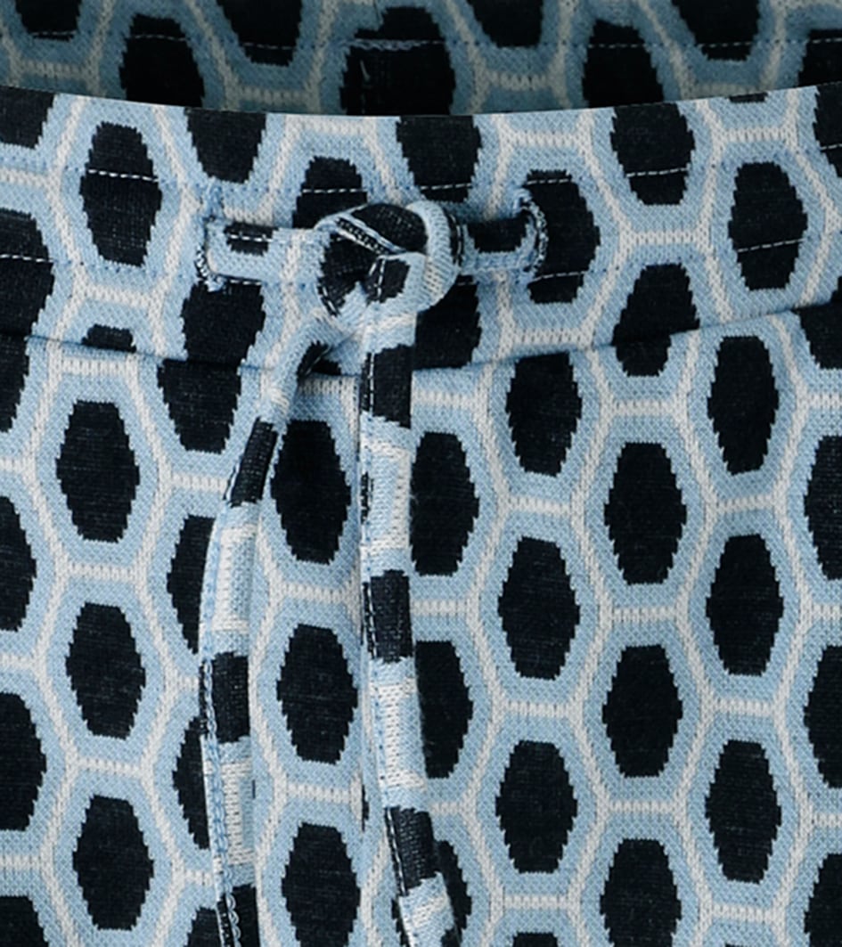 Aniston SELECTED Schlupfhose, mit Allover-Muster in geometrischer Wabenoptik - NEUE KOLLEKTION