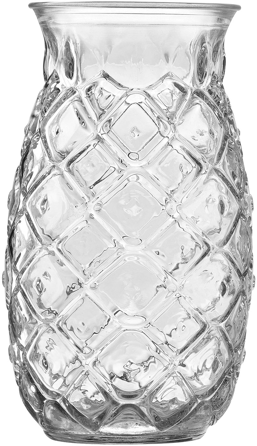 LIBBEY Cocktailglas »Libbey Trinkglas, 12er Set -TIKI- im Ananas-Design«, (Set, 12 tlg.), 502 ml, hochwertig verarbeitet, im modernen Design