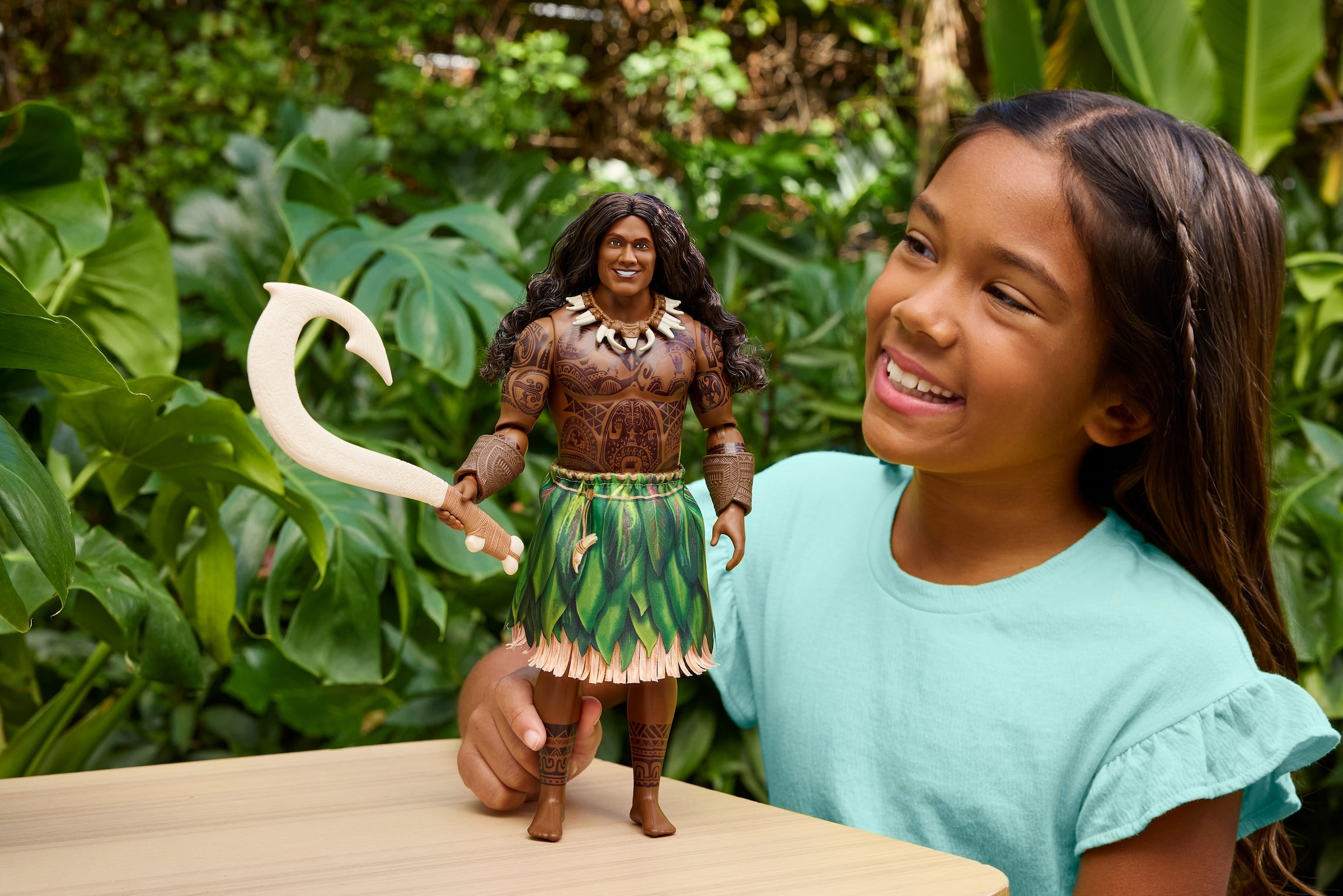 Mattel® Anziehpuppe »Disney Vaiana, Maui-Puppe mit abnehmbarer Kleidung«