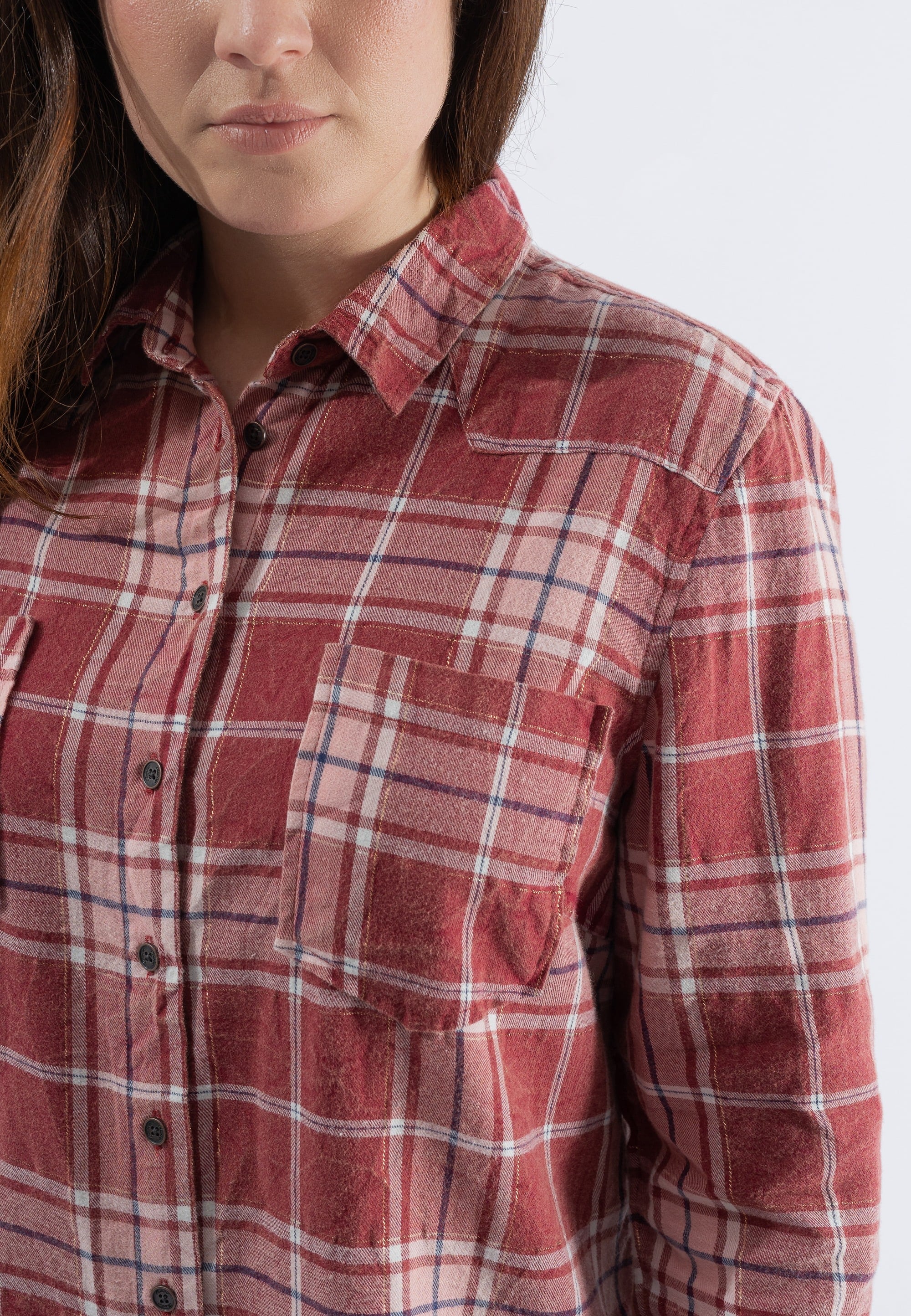 neuestes Design October Klassische Bluse, mit tollem BAUR für Karo-Muster | bestellen