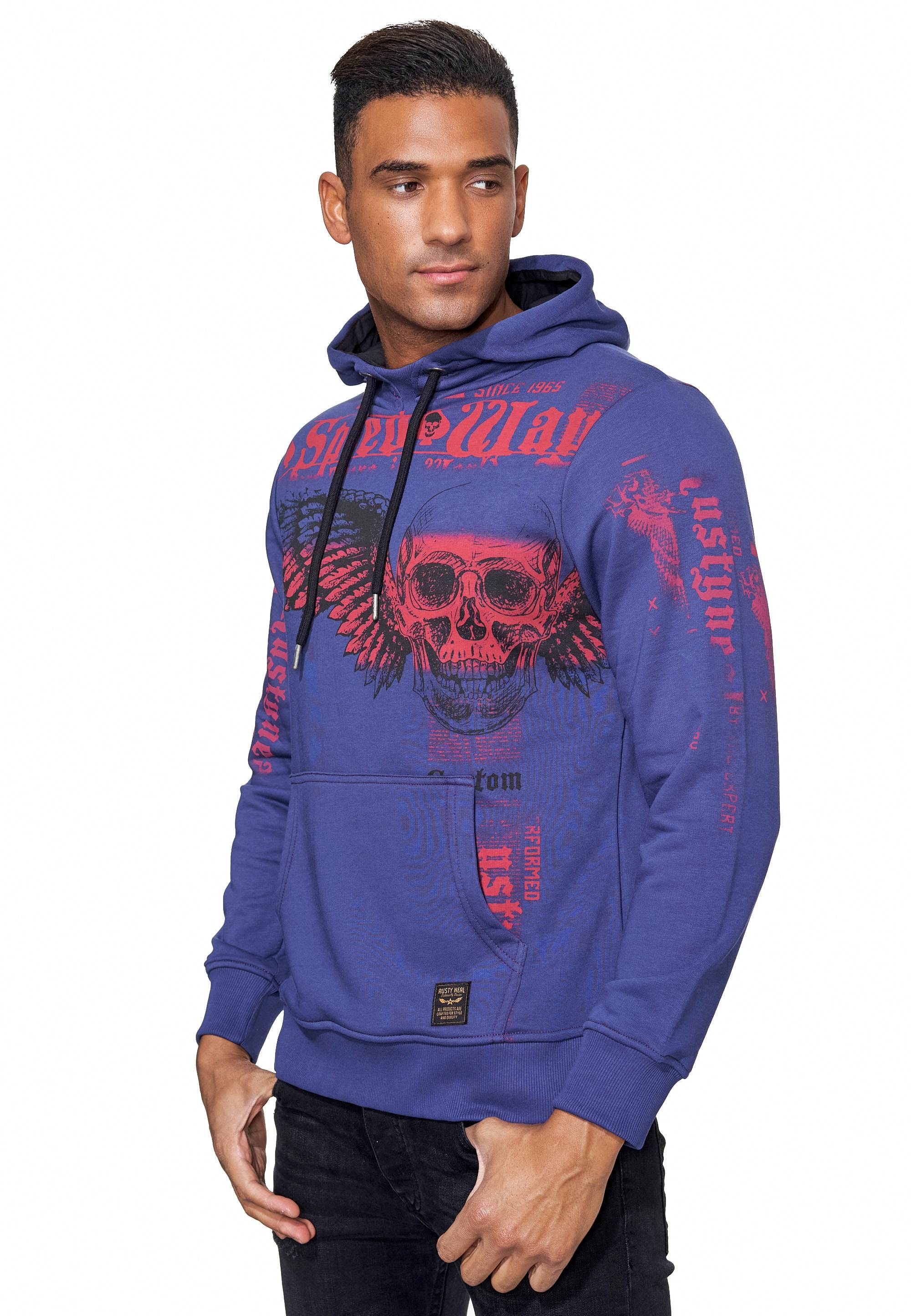 Rusty Neal Kapuzensweatshirt »Rusty Neal Sweater«, mit trendigen Prints