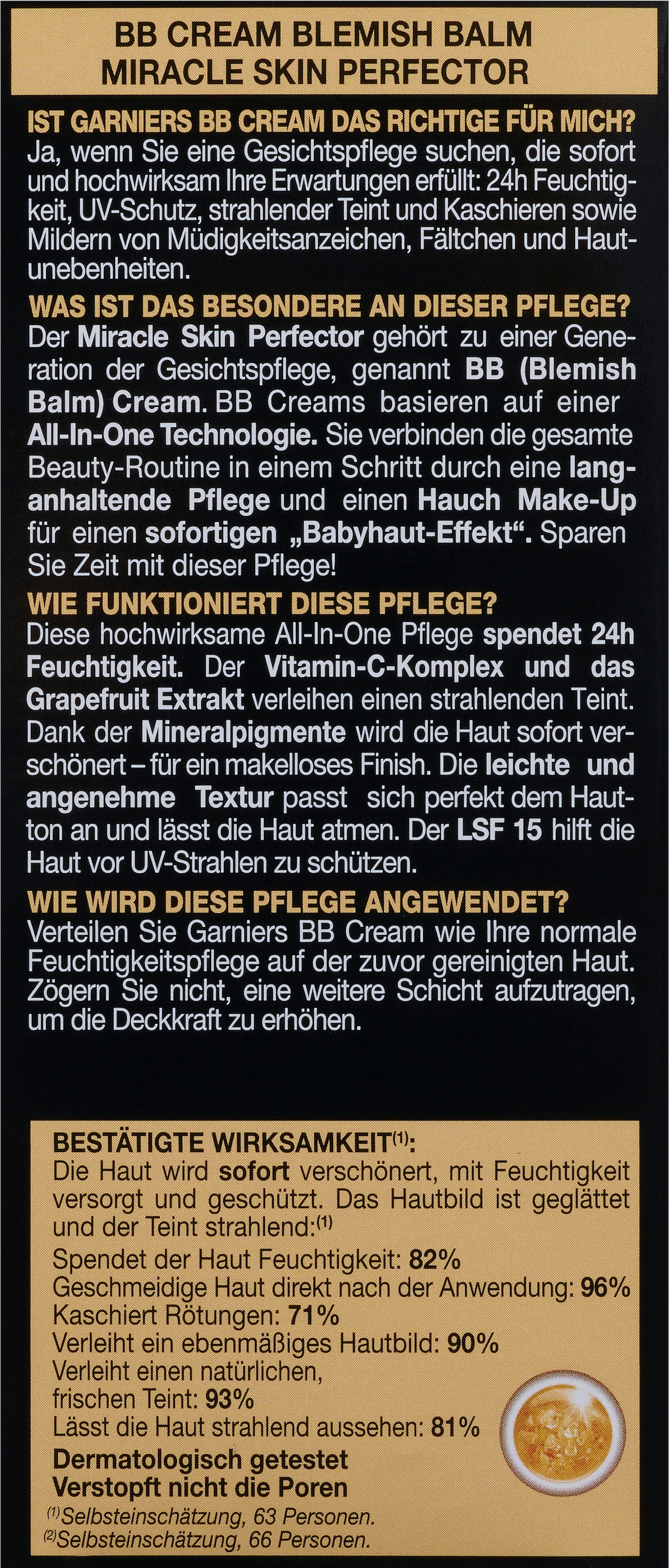 GARNIER BB-Creme »SkinActive BB Cream Klassik«, mit hoher Wirksamkeit