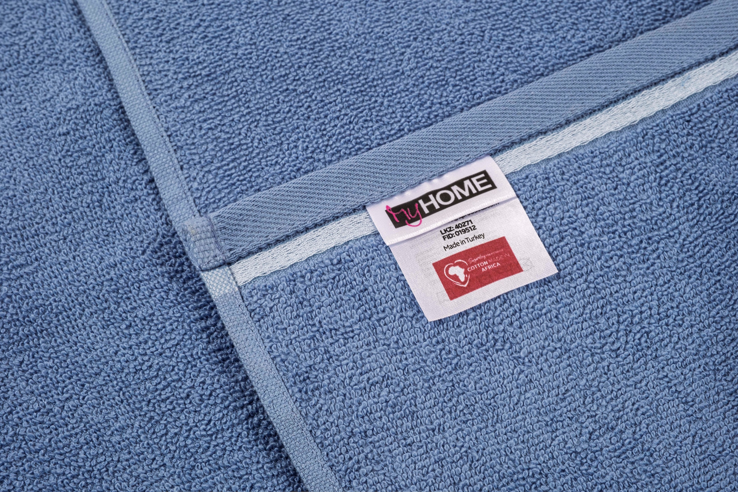 my home Handtuch Set »Niki, Duschtuch, Handtücher und Gästetücher« Set Walkfrottee Handtücher mit mehrfarbiger Streifenbordüre, weich, aus 100% Baumwolle