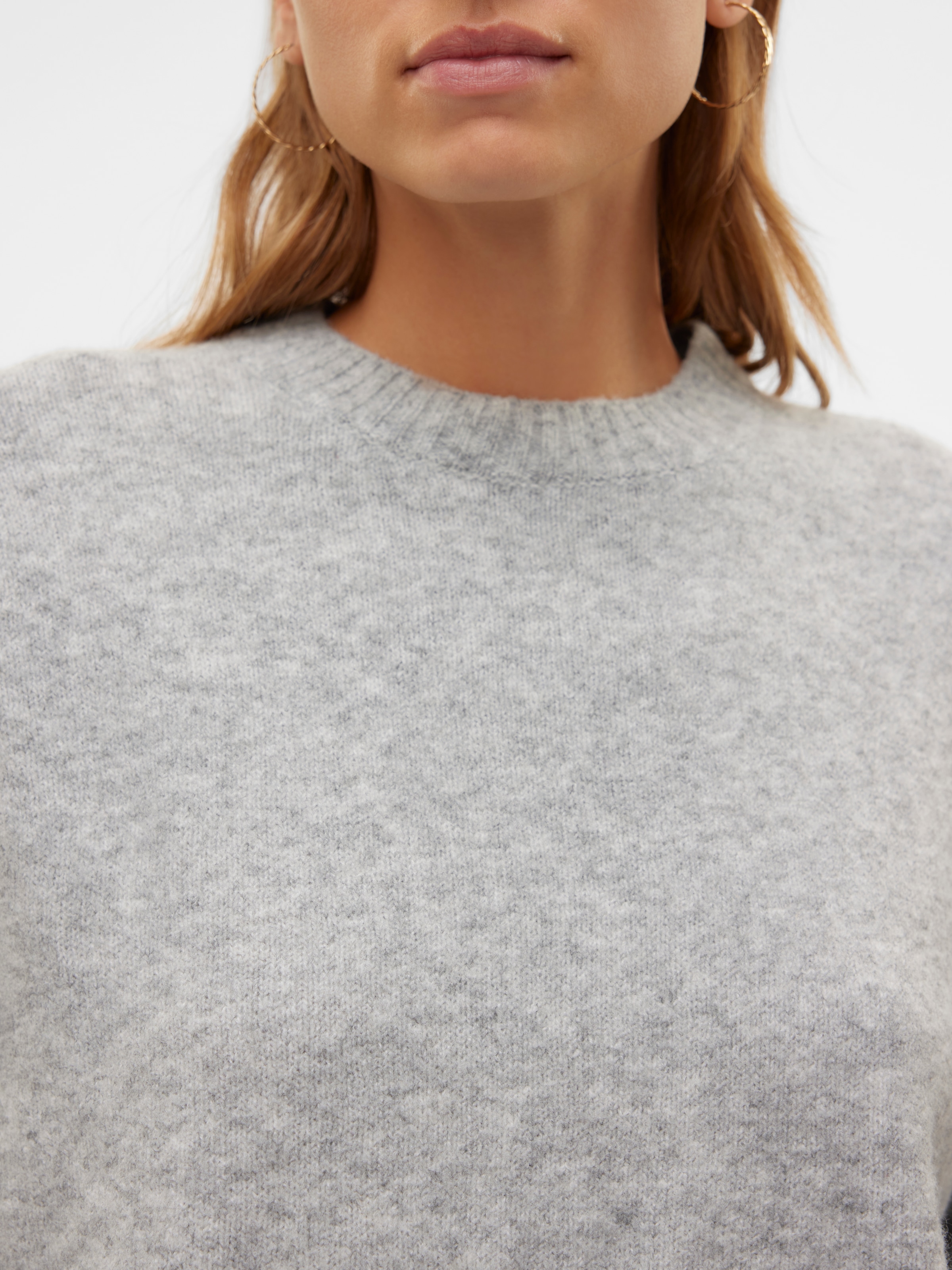 Vero Moda Strickpullover »VMBOOM LS O-NECK PULLOVER GA NOOS«