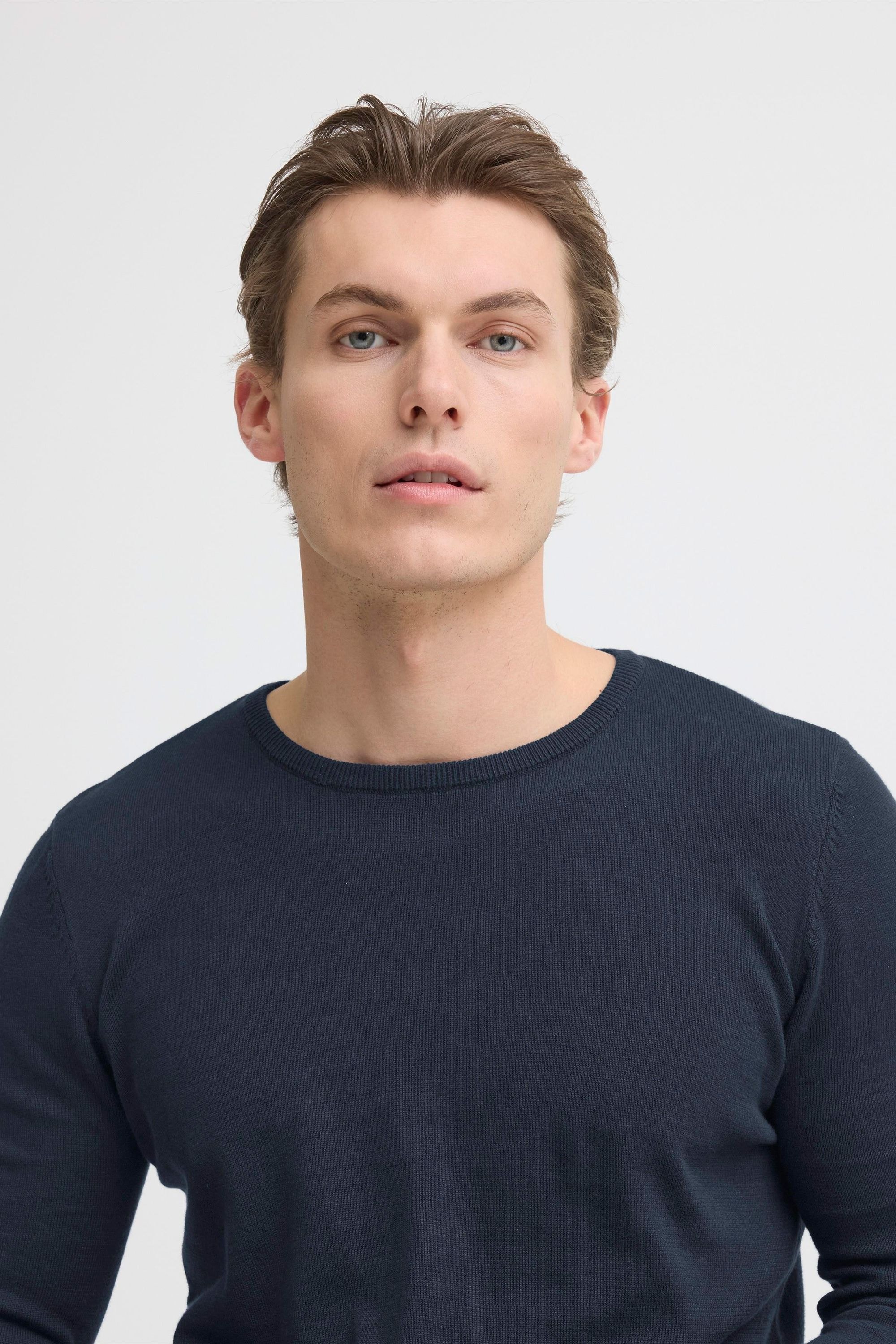 Blend Strickpullover »BHBray« Bequemer Feinstrick-Pullover mit Rippbündchen