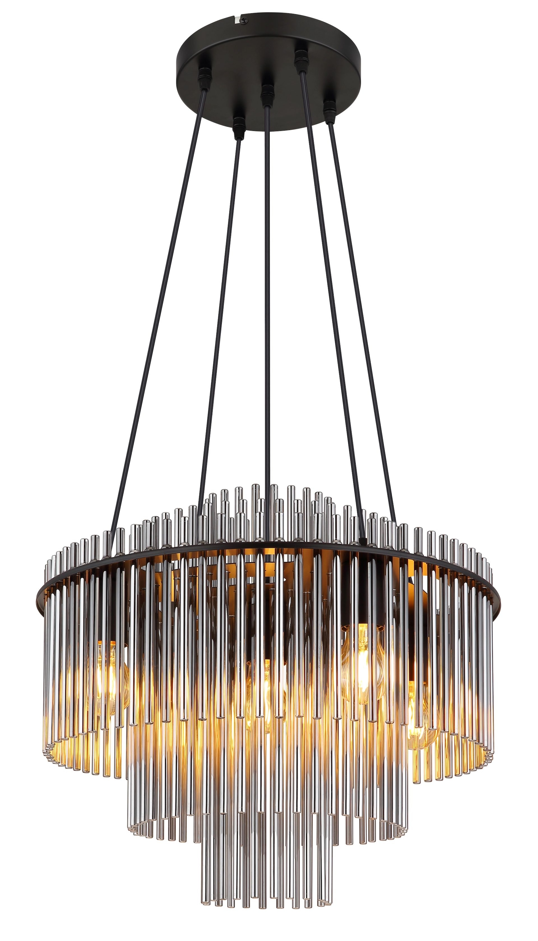 GLOBO LIGHTING LED-Hängeleuchte »GORLEY«, 5 flammig, Leuchtmittel E27 | ohne Leuchtmittel, geeignet für E27 Leuchtmittel