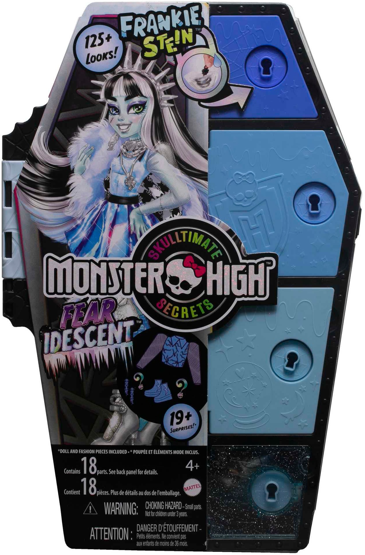 Mattel® Anziehpuppe »Monster High, Verborgene Schätze: Frankie Stein, Fearidescent-Serie«